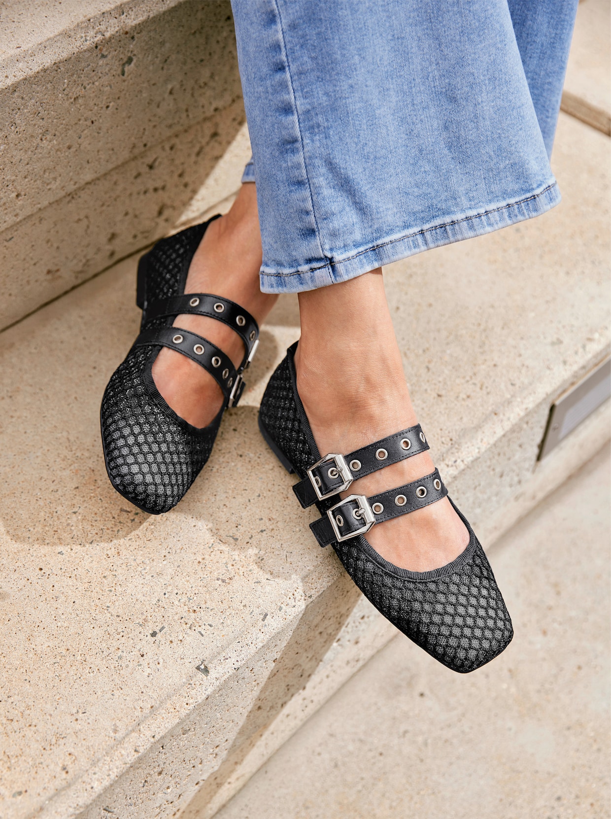 heine Ballerines - noir
