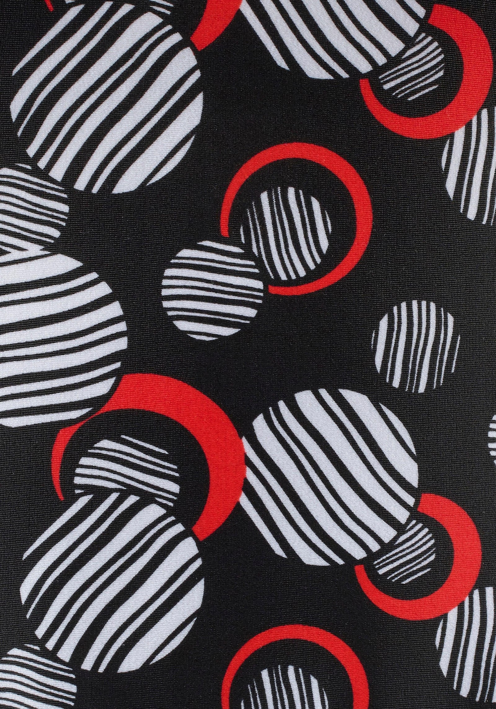 LASCANA Badekleid - schwarz-bedruckt