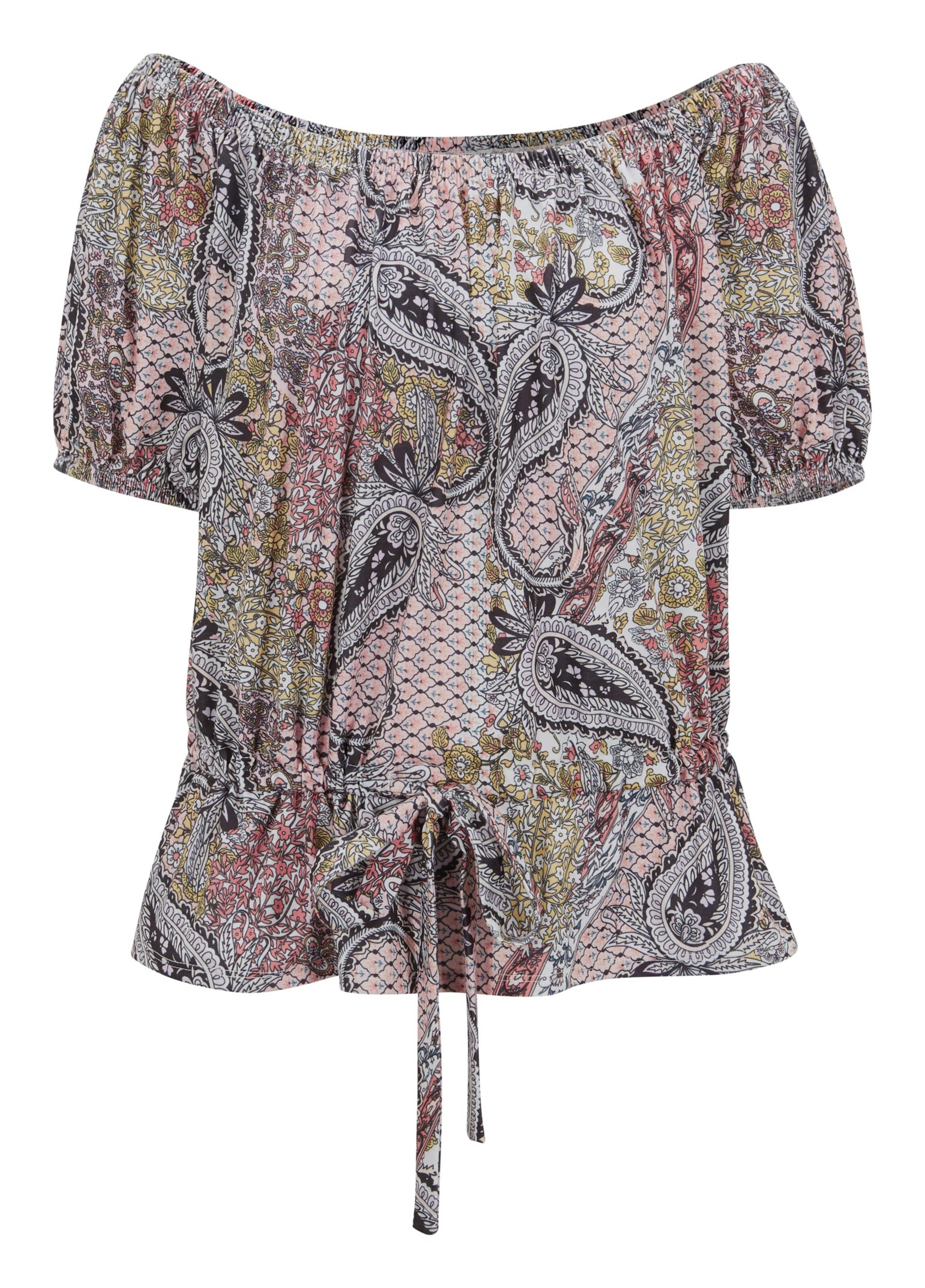 Damenmode Shirts Linea Tesini Druck-Shirt in bunt Damenmode Shirts Linea Tesini Druck-Shirt in bunt