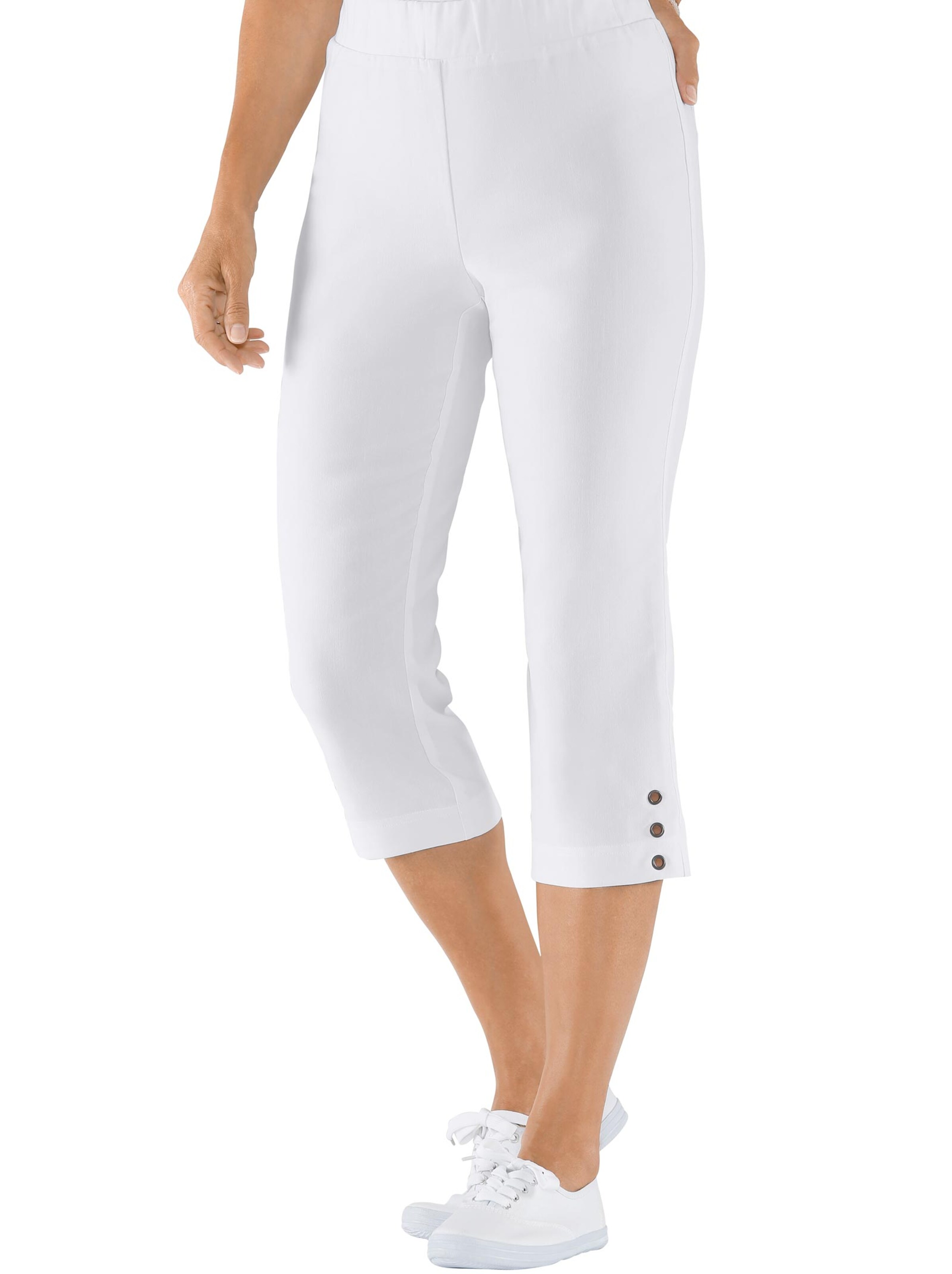 Capri-Hose - weiß