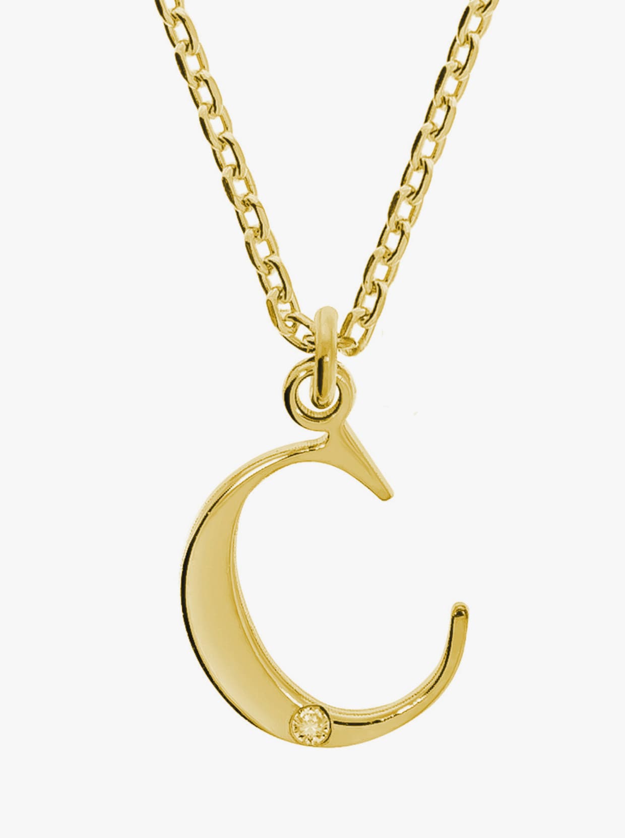 Anhänger mit Kette - Silber vergoldet 925