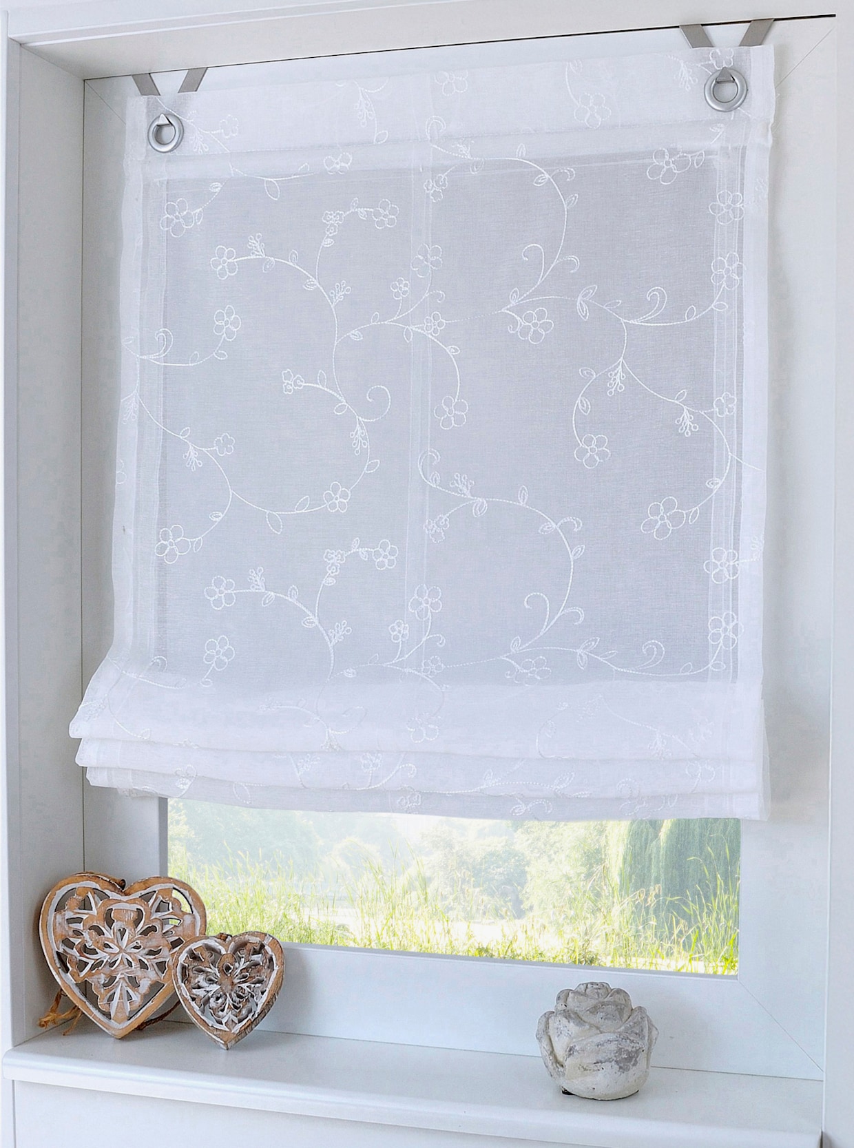 heine home Raffrollo - weiß