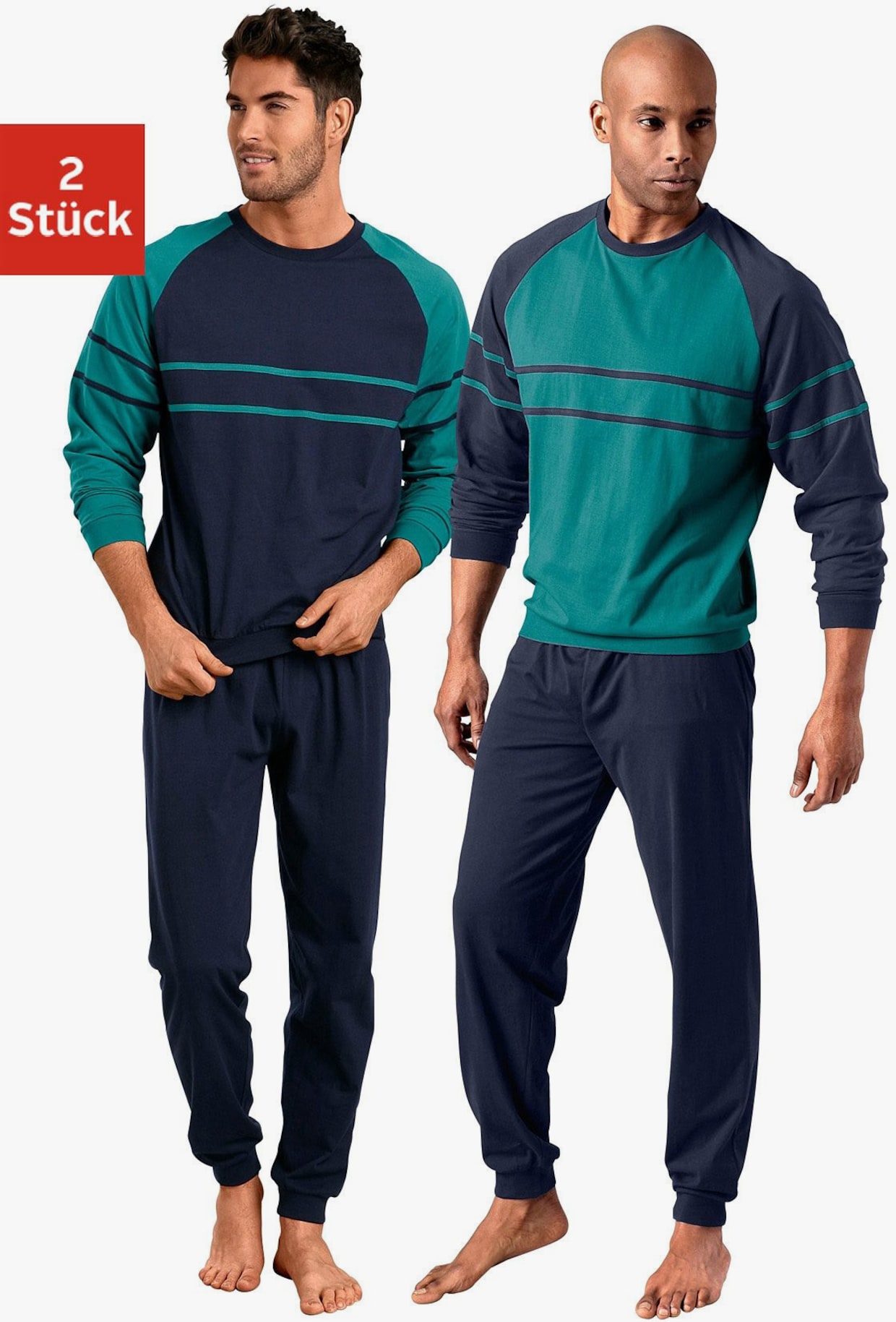 Pyjama - grün, marine
