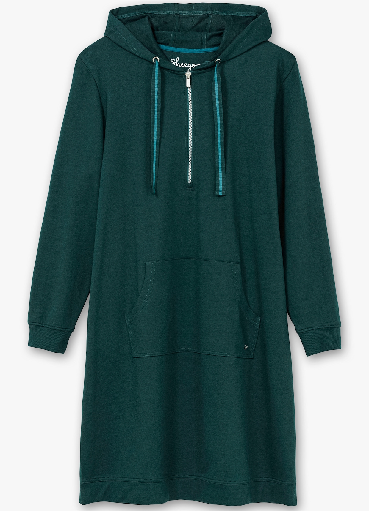 sheego Sweatjurk - diepgroen