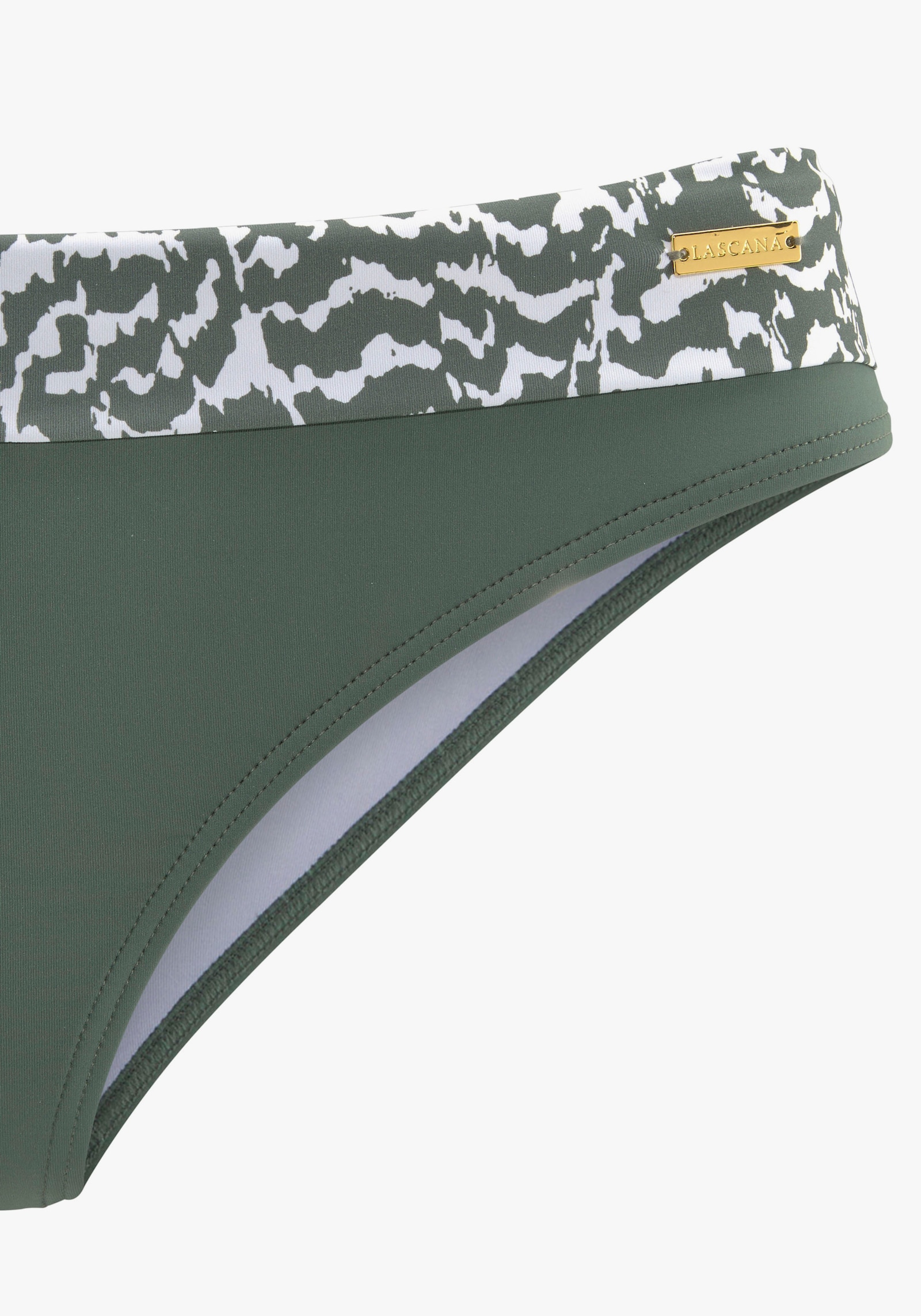 LASCANA Bikini-Hose - oliv-bedruckt