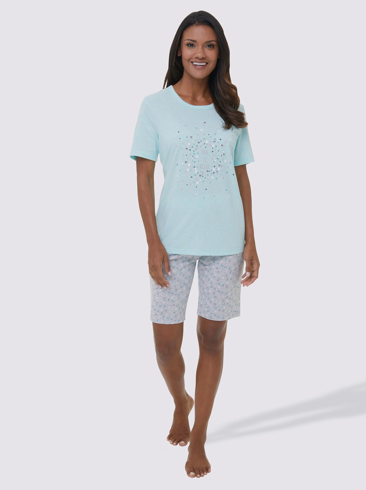wäschepur shortama - mint gemêleerd