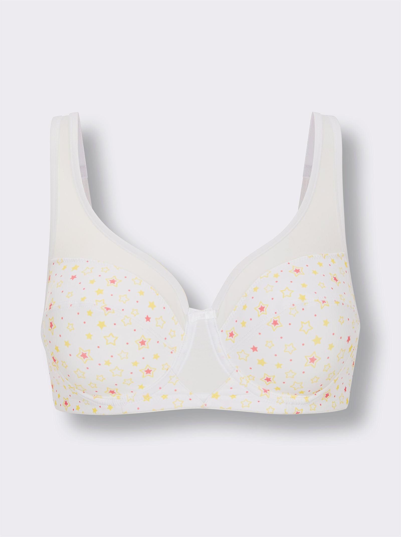 wäschepur Bügel-BH - weiß-zitrone