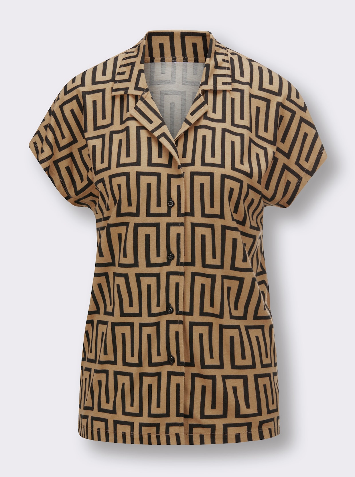 wäschepur Pyjama - chamois-noir imprimé