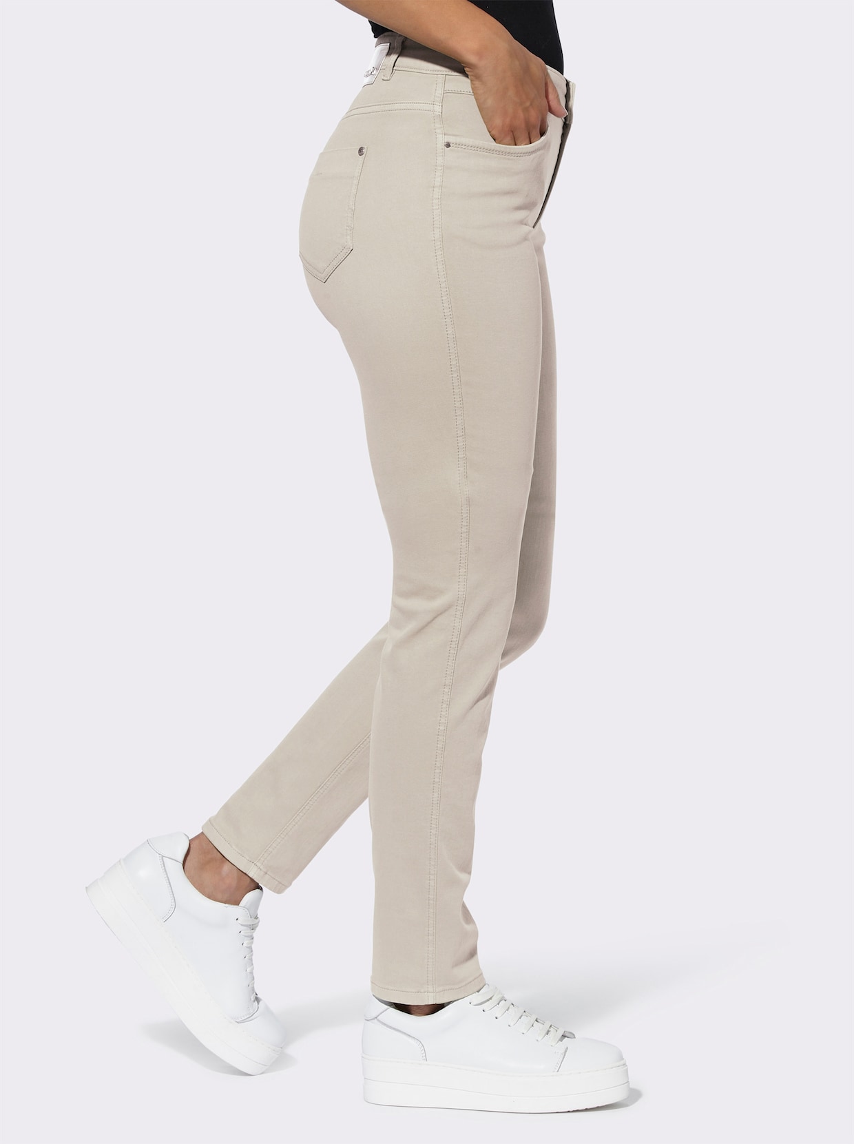 Ascari Stretch-Jeans - sand