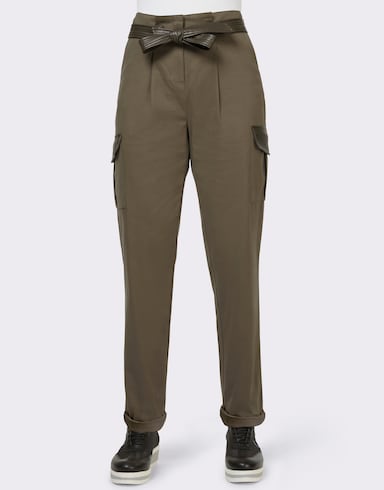 heine Pantalon cargo - kaki