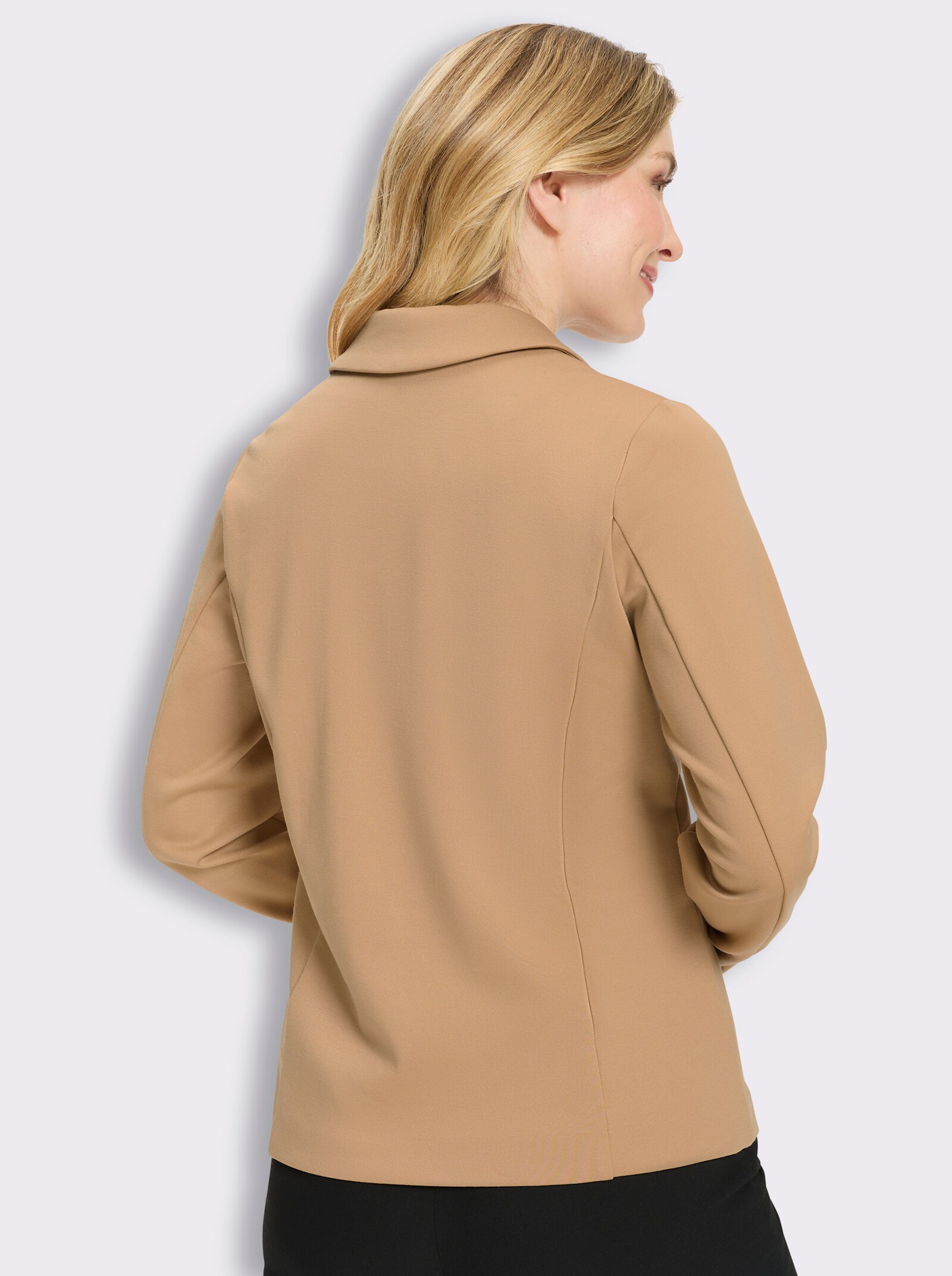 Blazer in Jersey-Qualität - camel