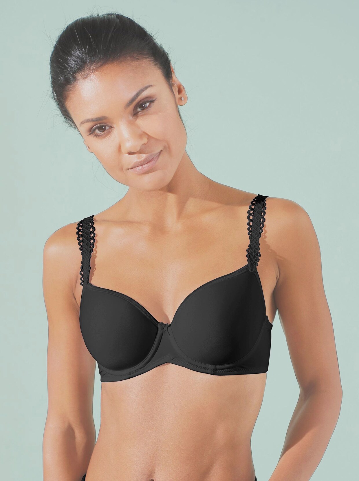 Viania Soutien-gorge à armatures spécial T-shirt - noir