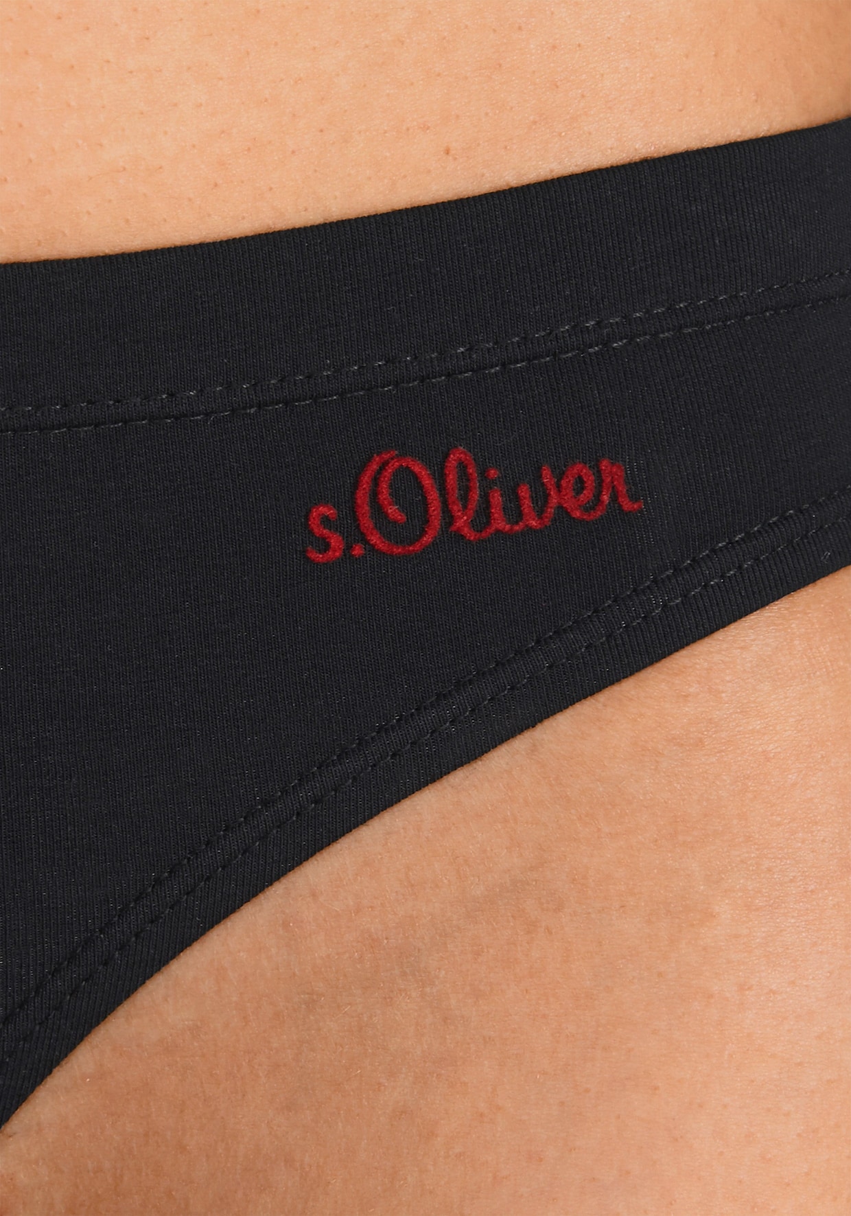 s.Oliver Bikinislip - zwart