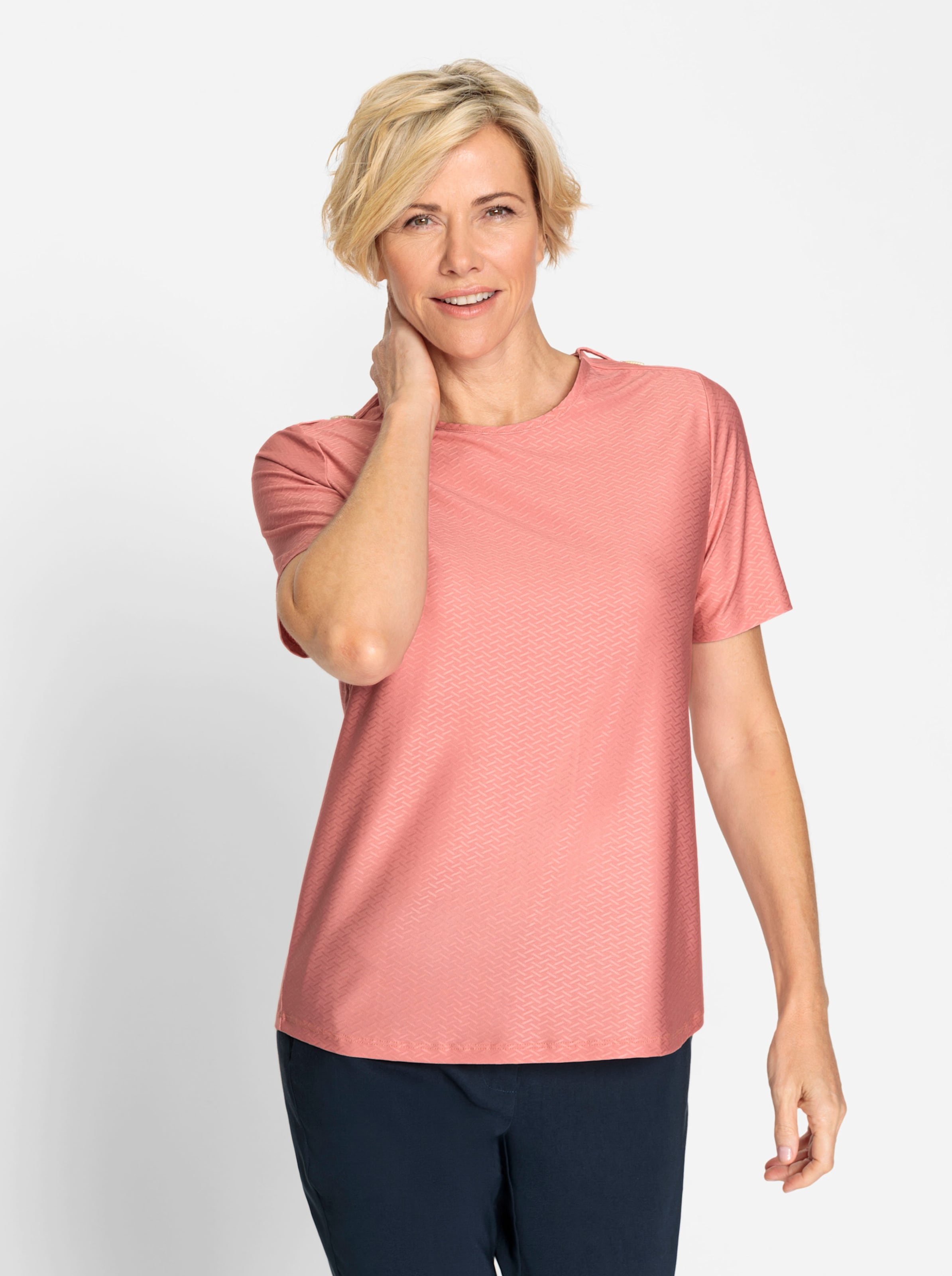 Witt Damen Shirt, flamingo