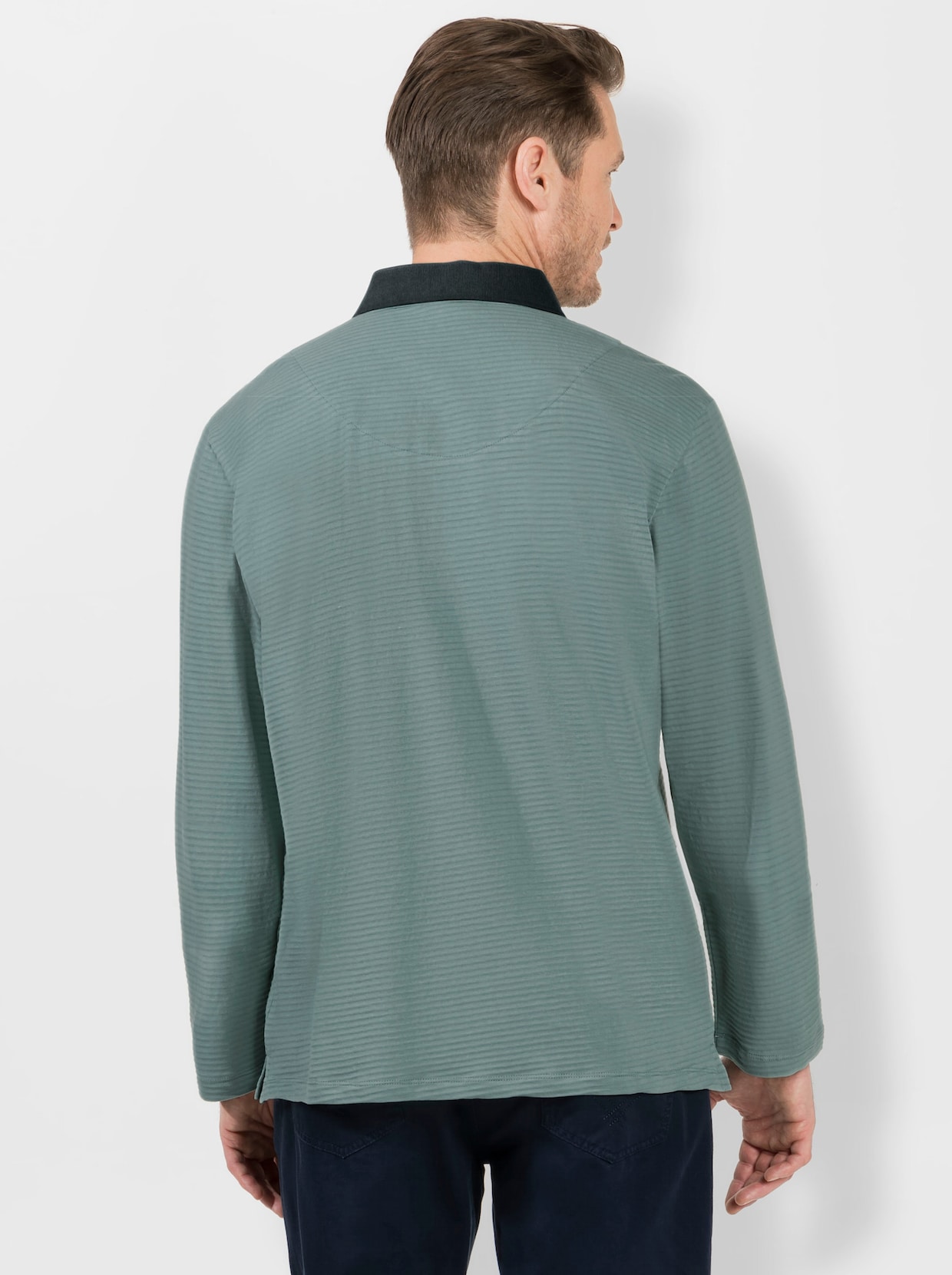 Marco Donati Langarm-Shirt - jade