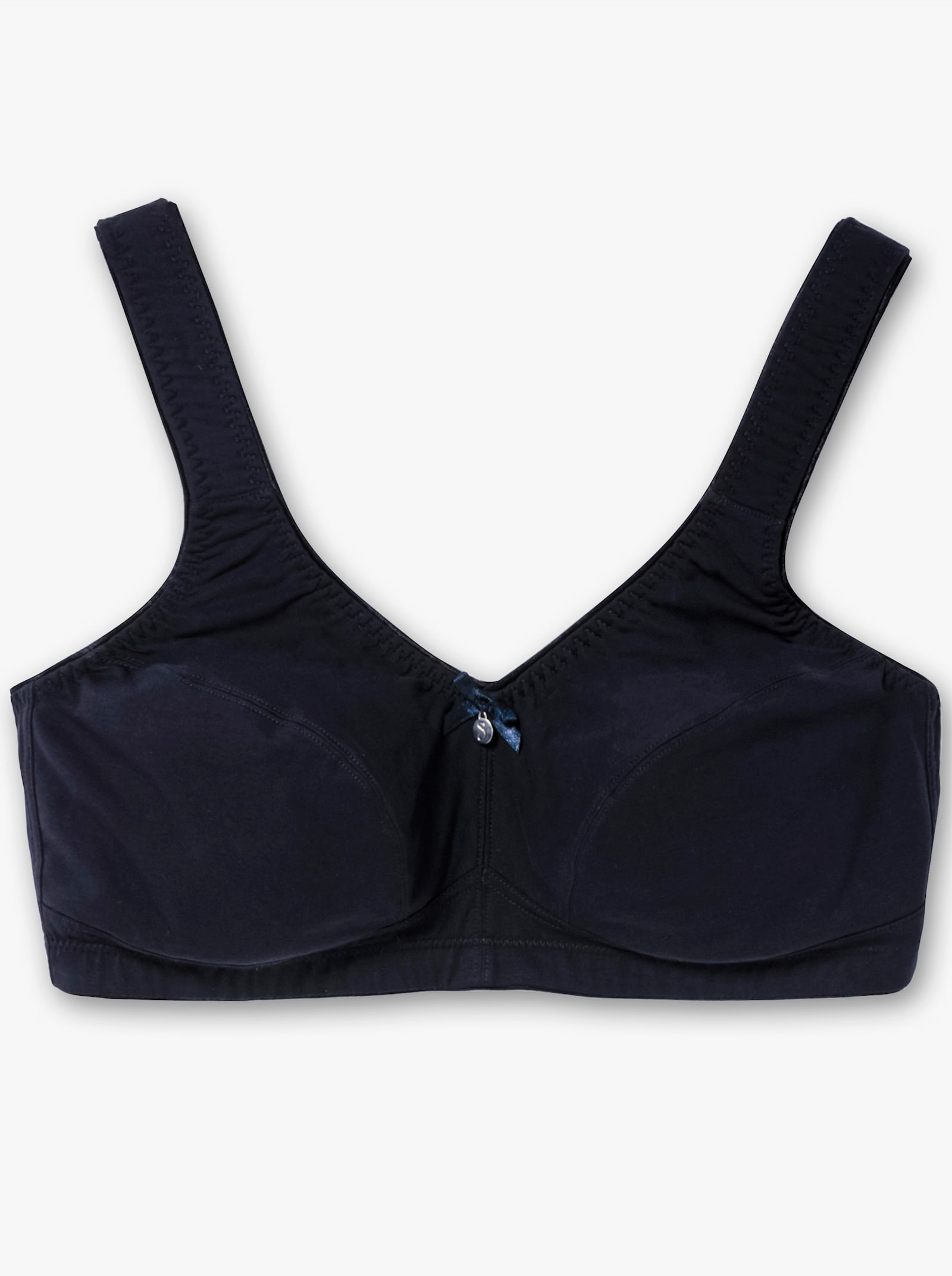 sheego Entlastungs-BH im 2er-Set - marine-gemustert+marine