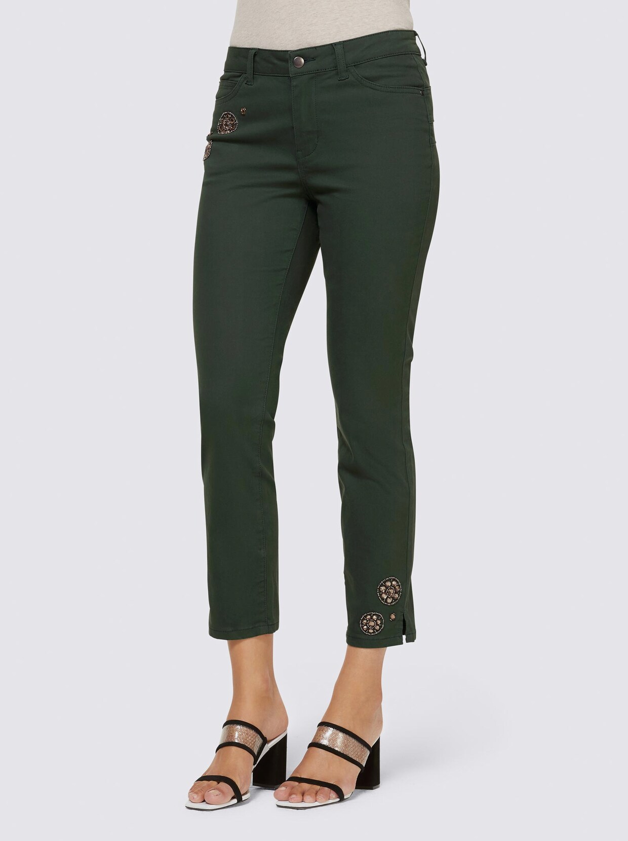 Linea Tesini Push-up-Hose - moos