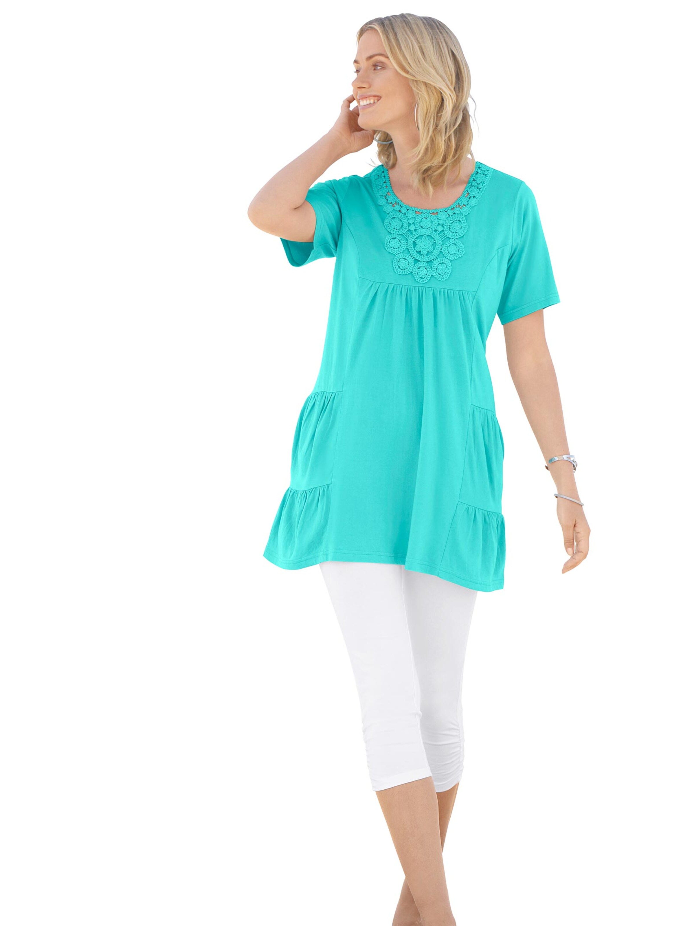 Shirttunika - türkis