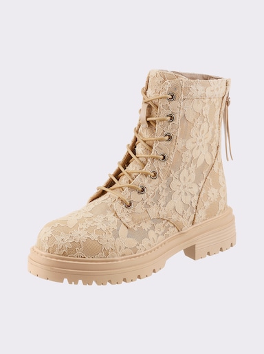 heine Schnürstiefelette - camel