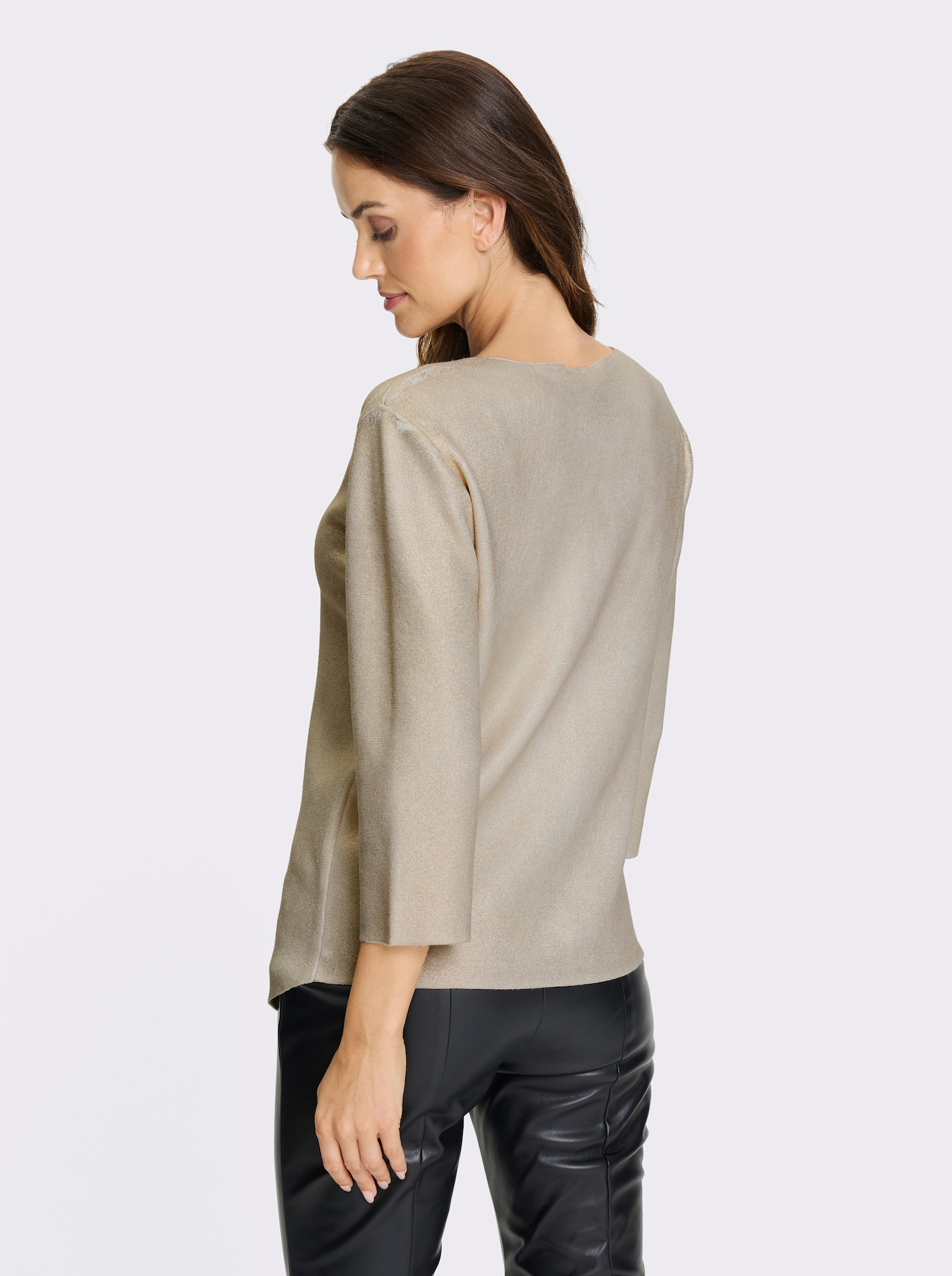 heine Cardigan - ecru-goldfarben