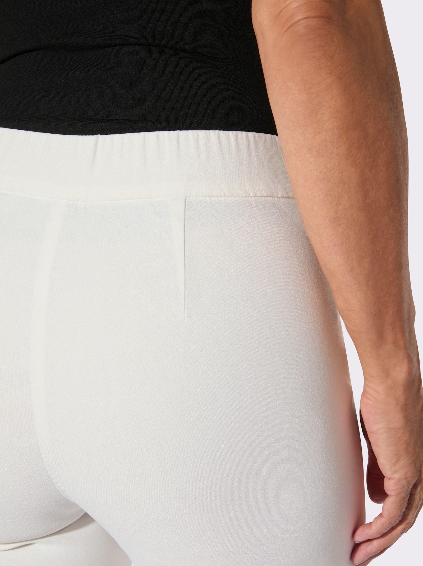 Bengalinhose mit Rundum-Dehnbund - ecru