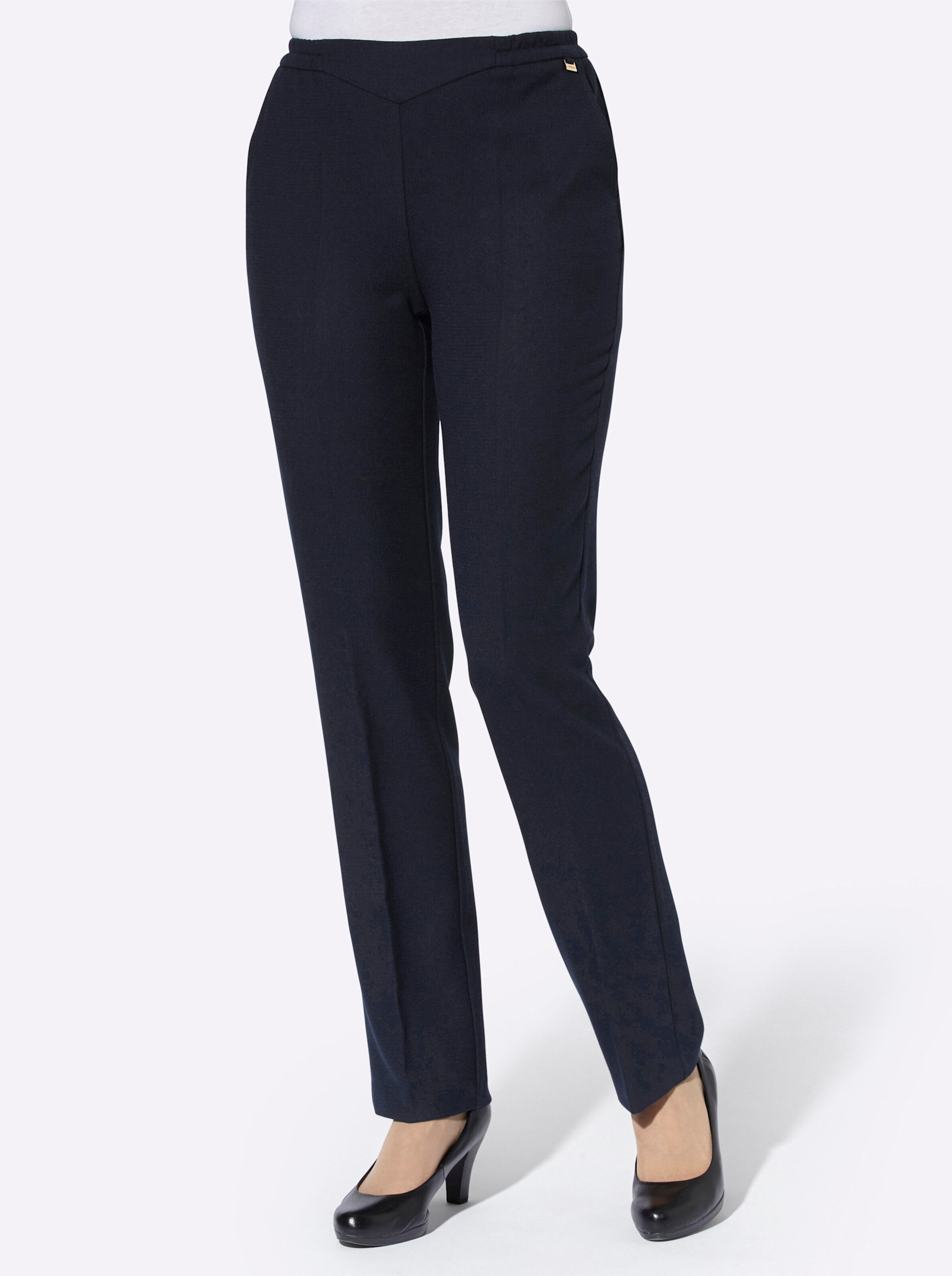Witt Weiden Damen Bügelfaltenhose marine  - Onlineshop Witt Weiden