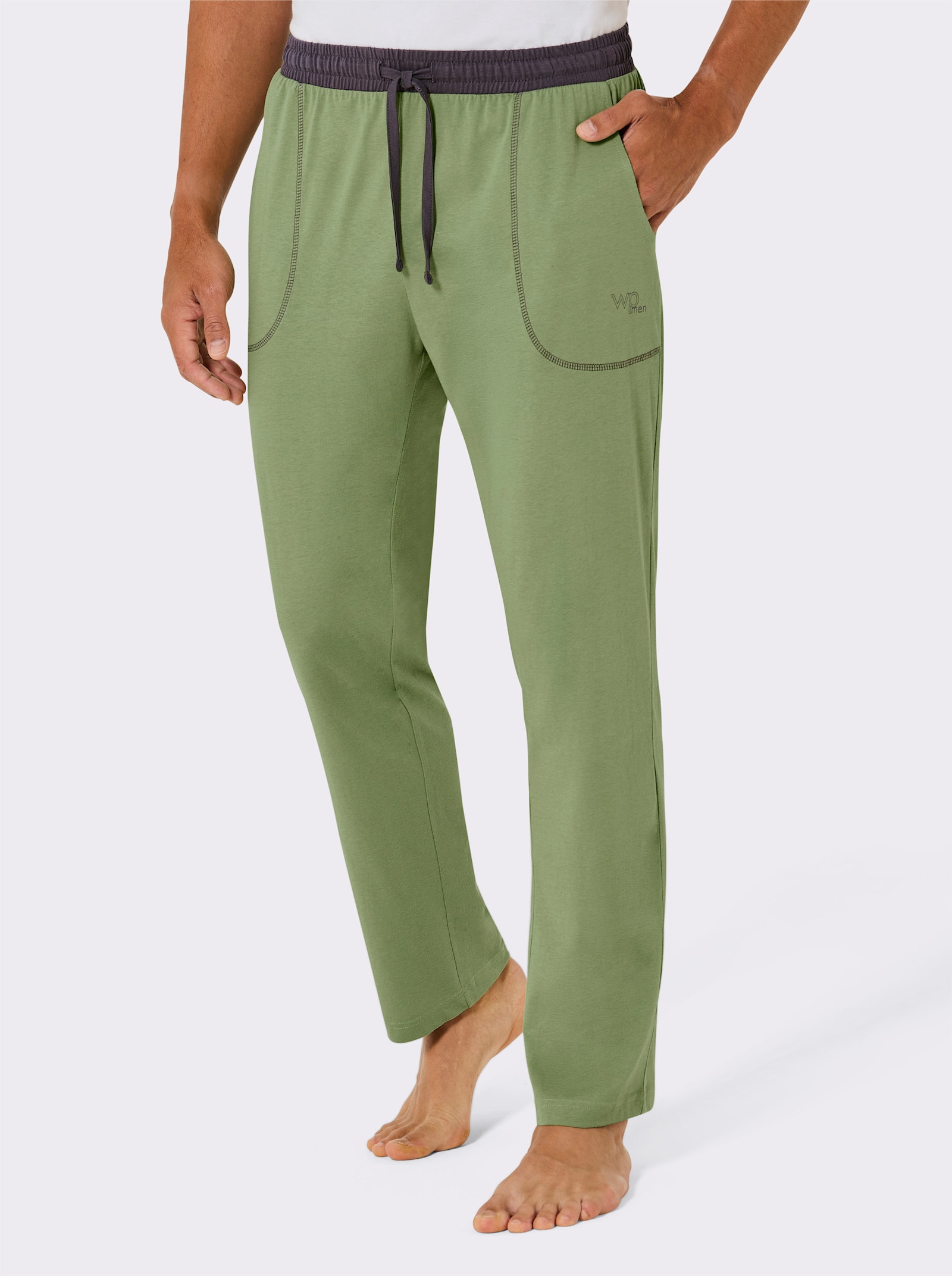 wäschepur men Hose lang - eucalyptus