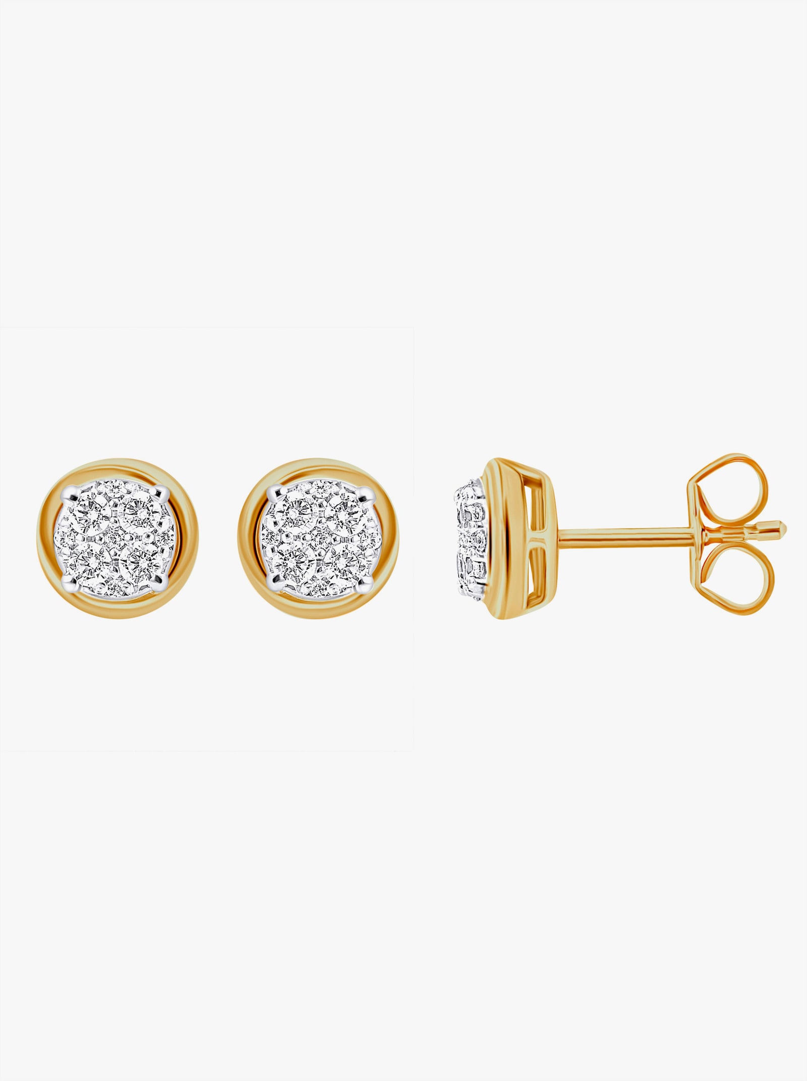  Ohrstecker - Gelbgold 585