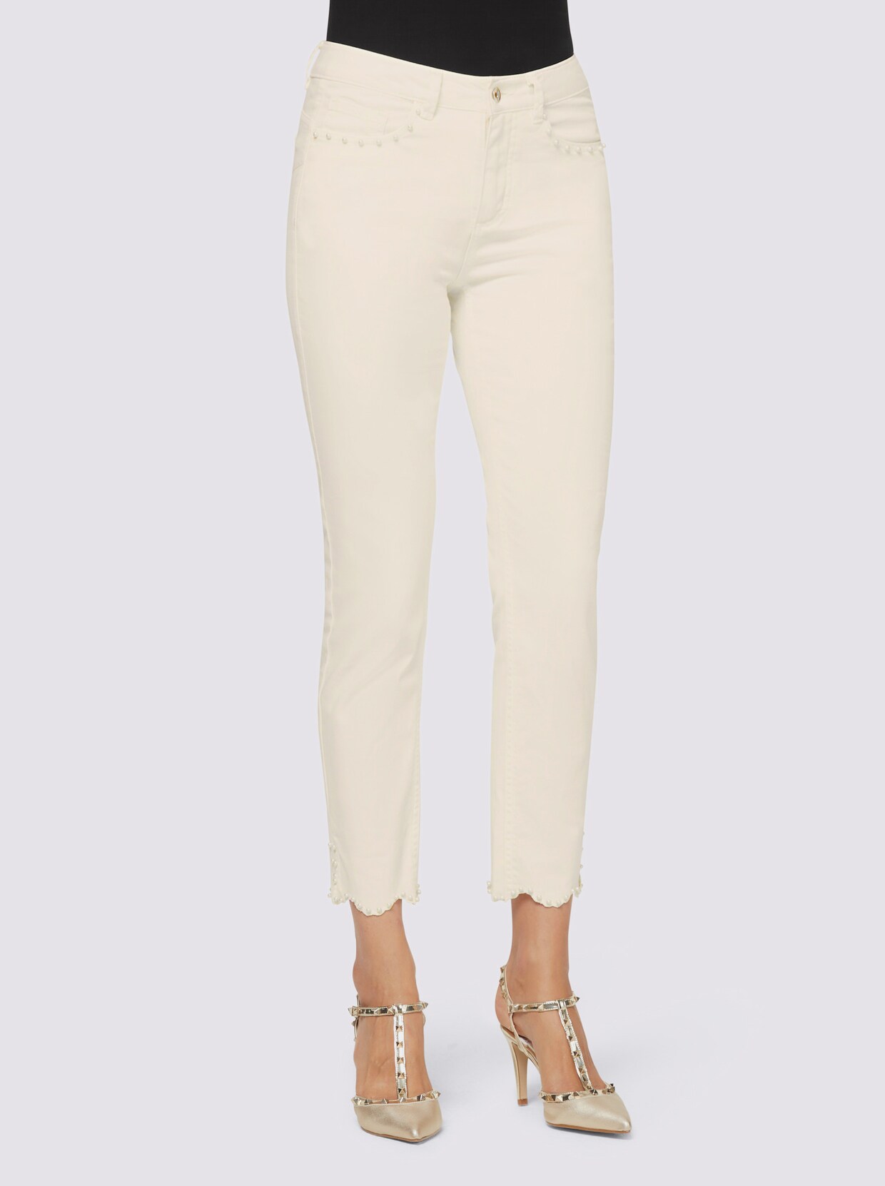 heine 7/8-Jeans - ecru