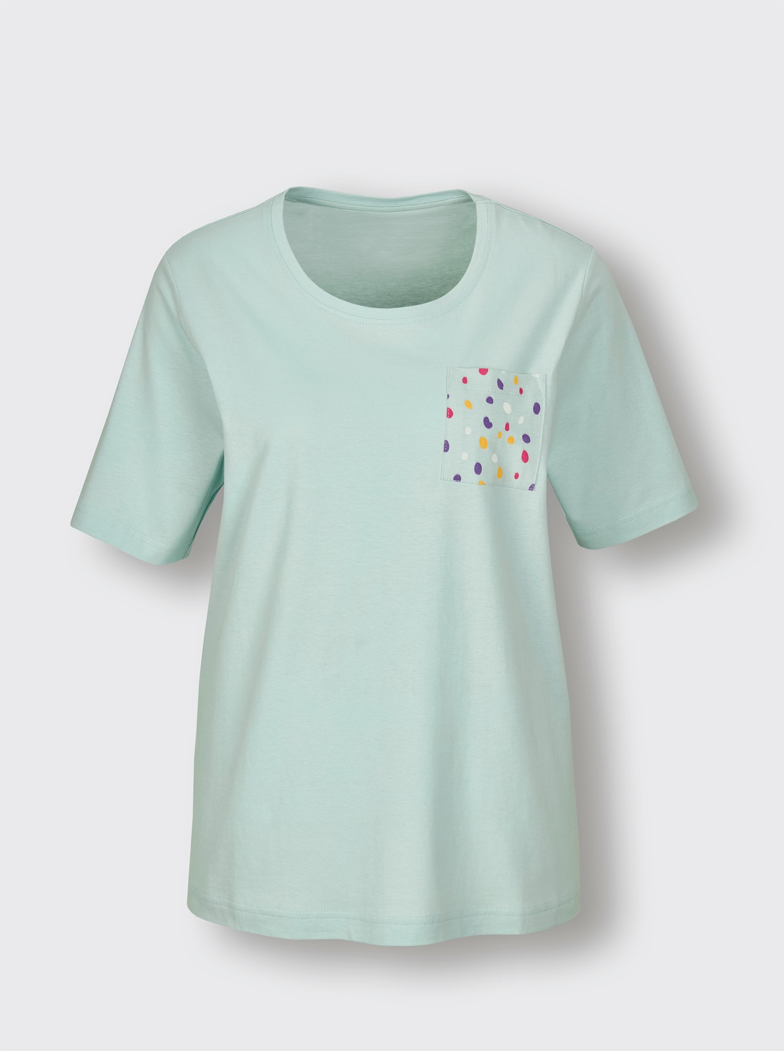 wäschepur Schlafanzug-Shirt - kalkmint