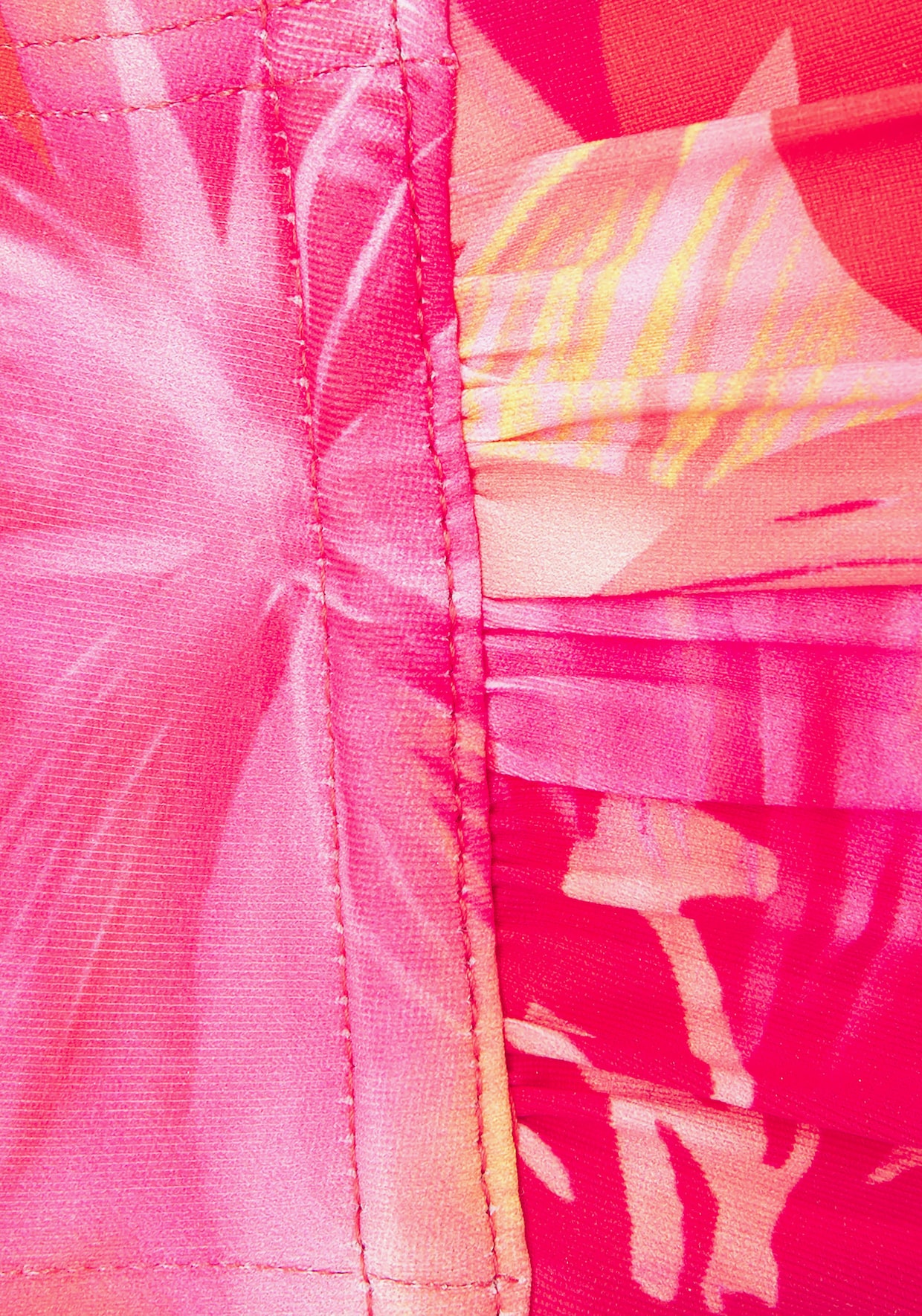 s.Oliver haut de bikini bandeau à armatures - pêche imprimé