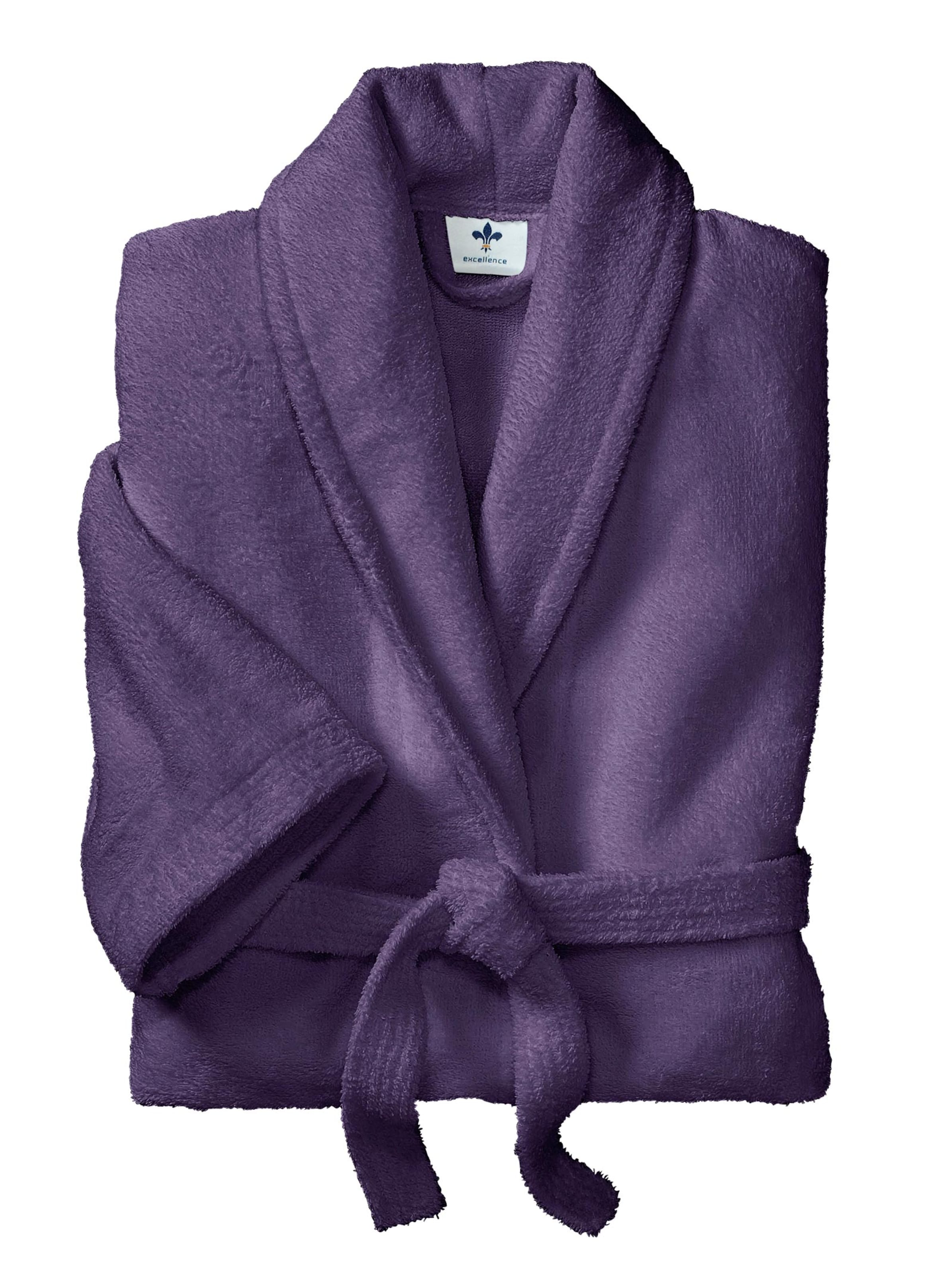 bademantel damen lila
