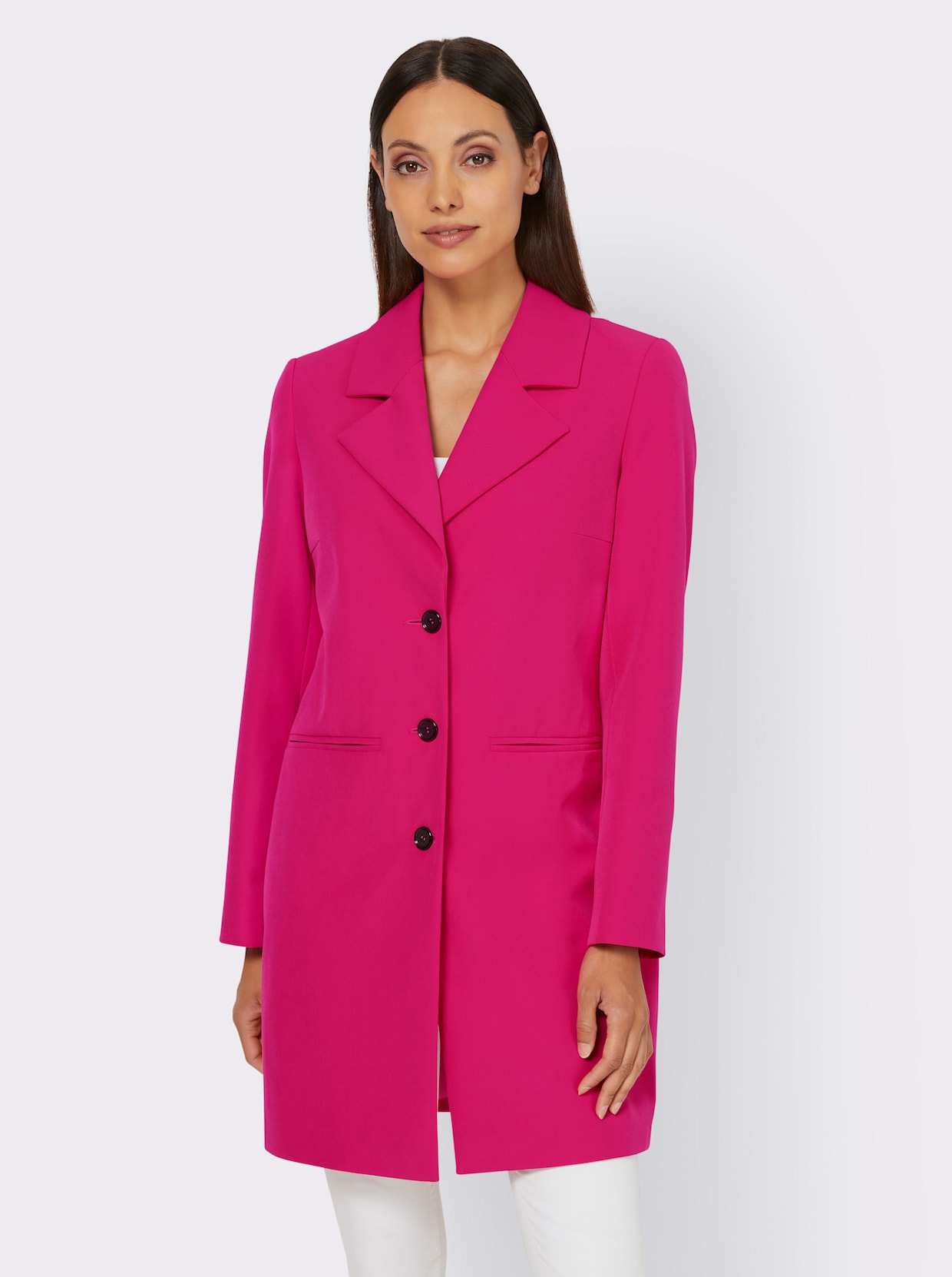 heine Manteau court - fuchsia