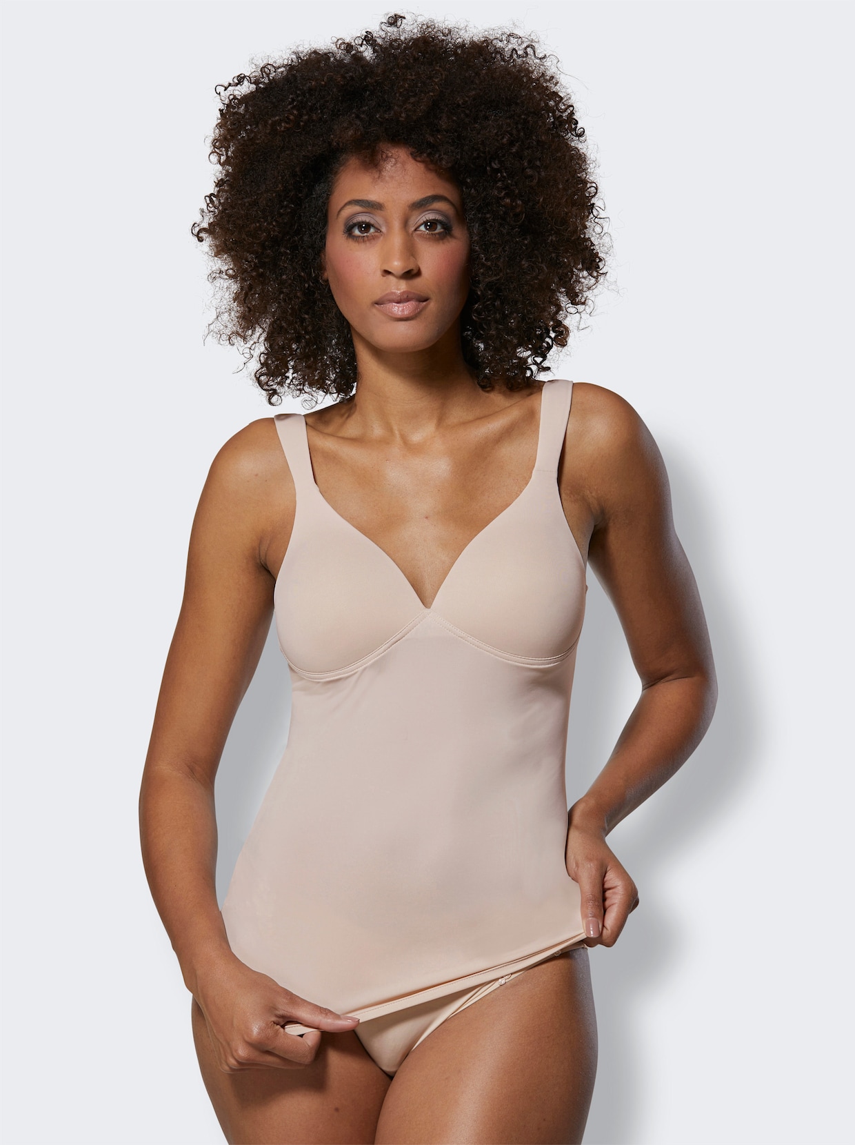 Naturana Chemise soutien-gorge sans armatures - couleur poudre