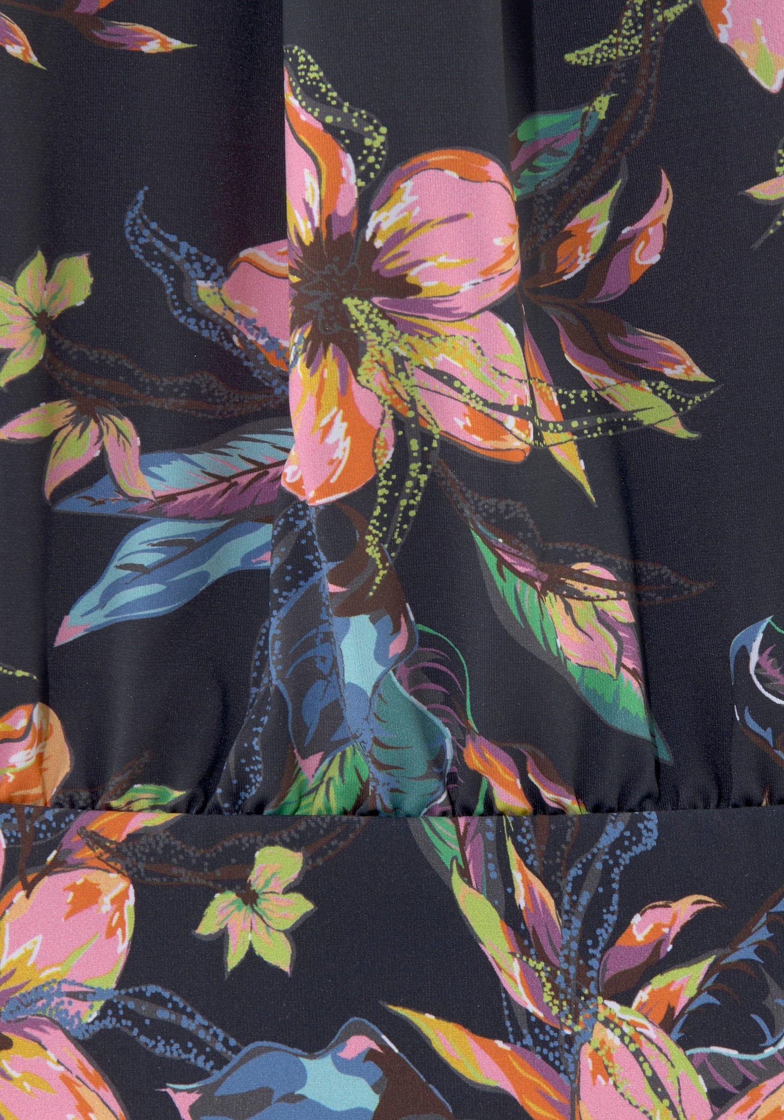 LASCANA Tankini-Top - anthrazit-bedruckt