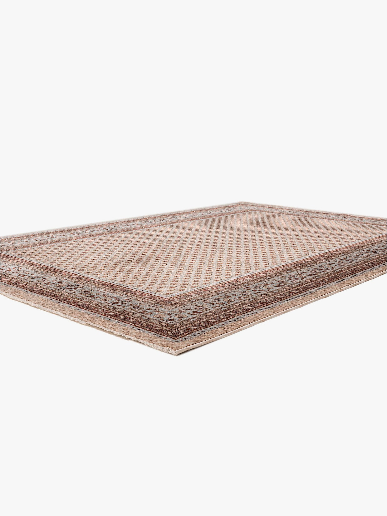 Theko Teppich - beige-gemustert