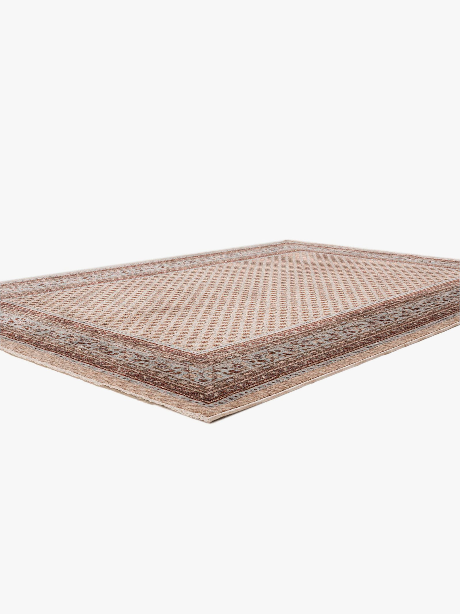 Theko Teppich - beige-gemustert