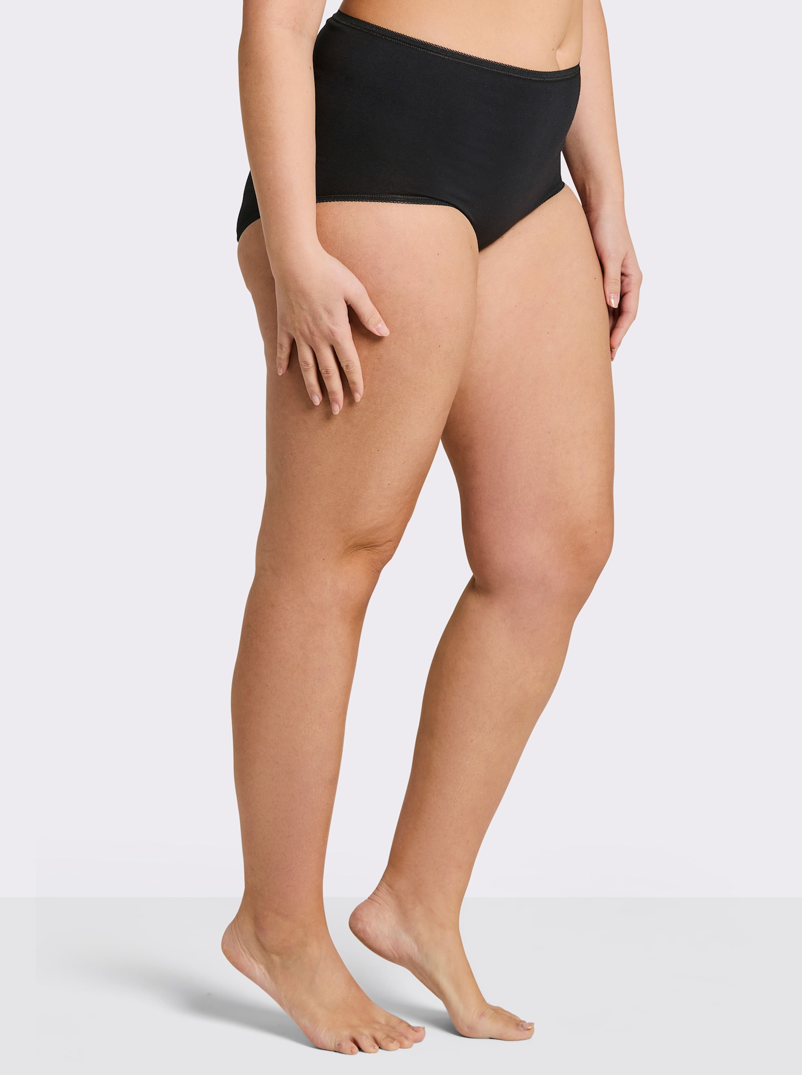 Nina von C. Taillenslip in Single-Jersey-Qualität - schwarz