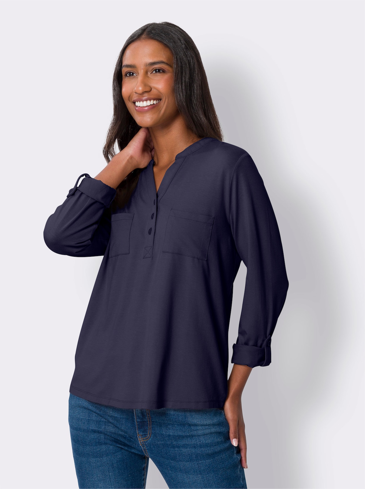heine Blouseshirt - marine