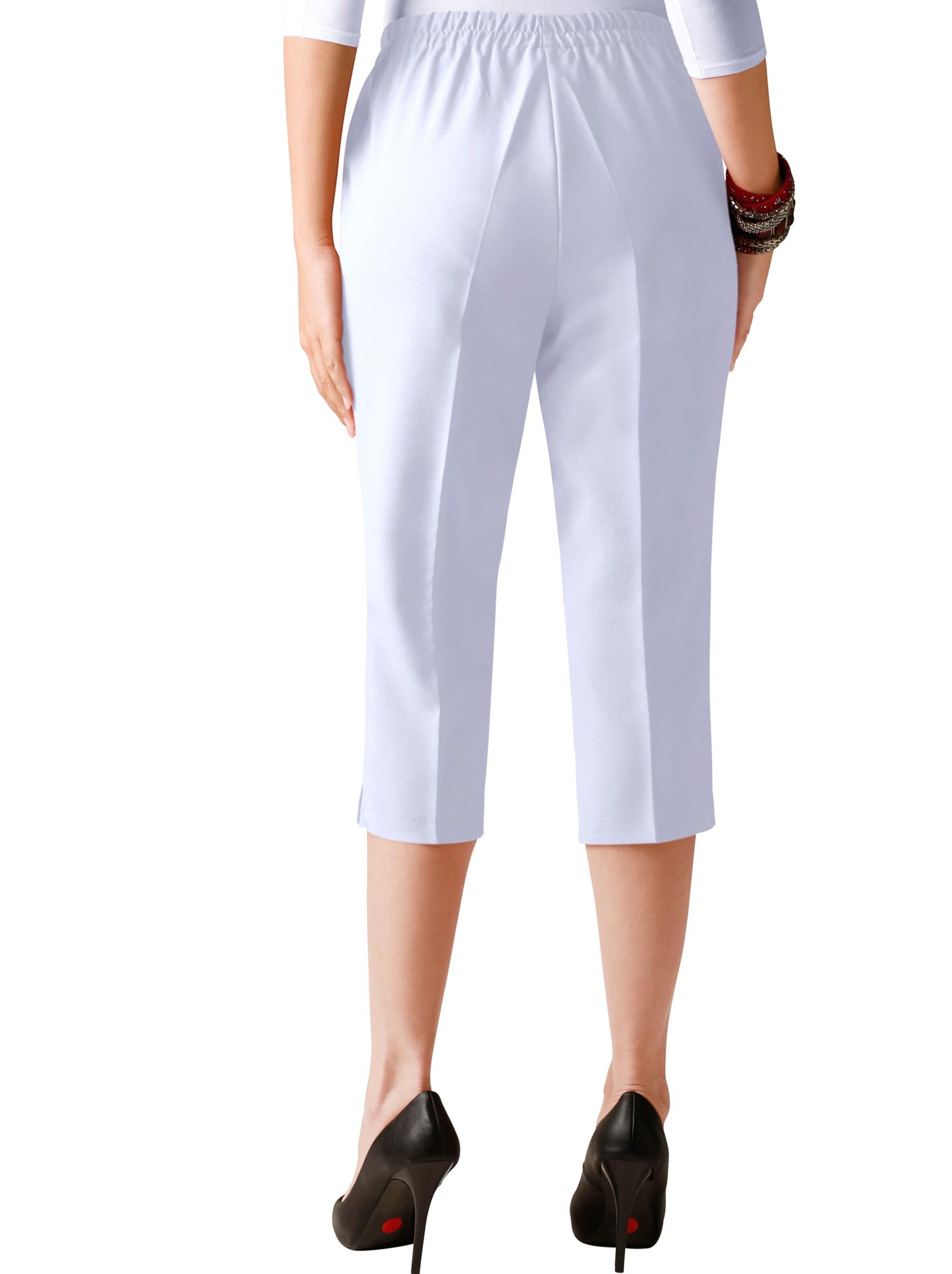 Capri-Hose - weiß