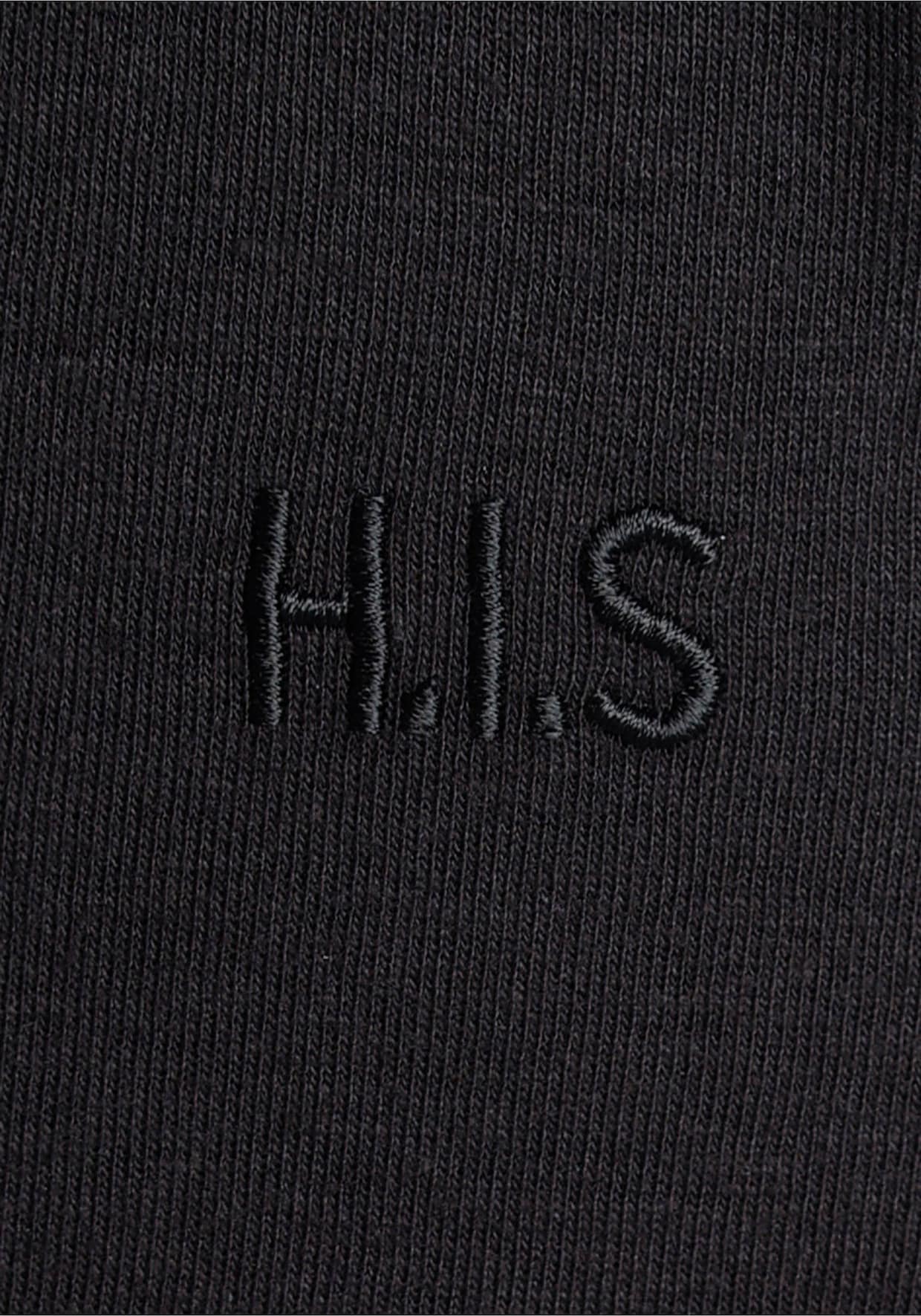 H.I.S Pantalon molletonné - noir