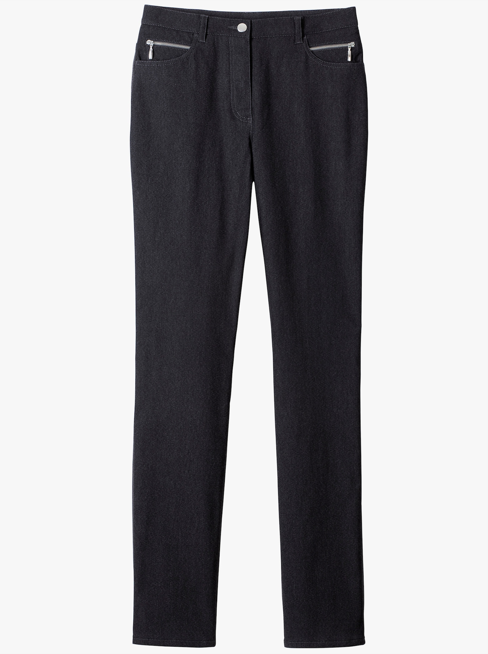 Stehmann Comfort line Thermobroek van elastische bengaline - grafiet gemêleerd