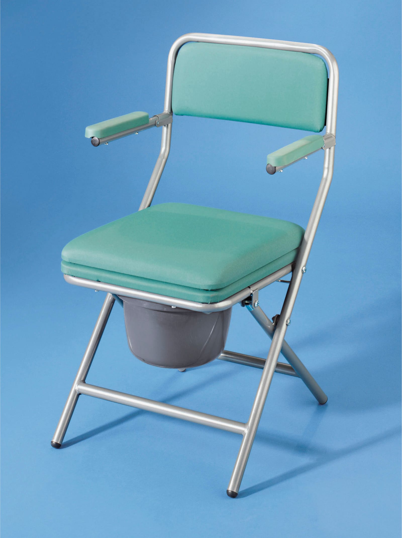 Toaletní židle - modrozelená