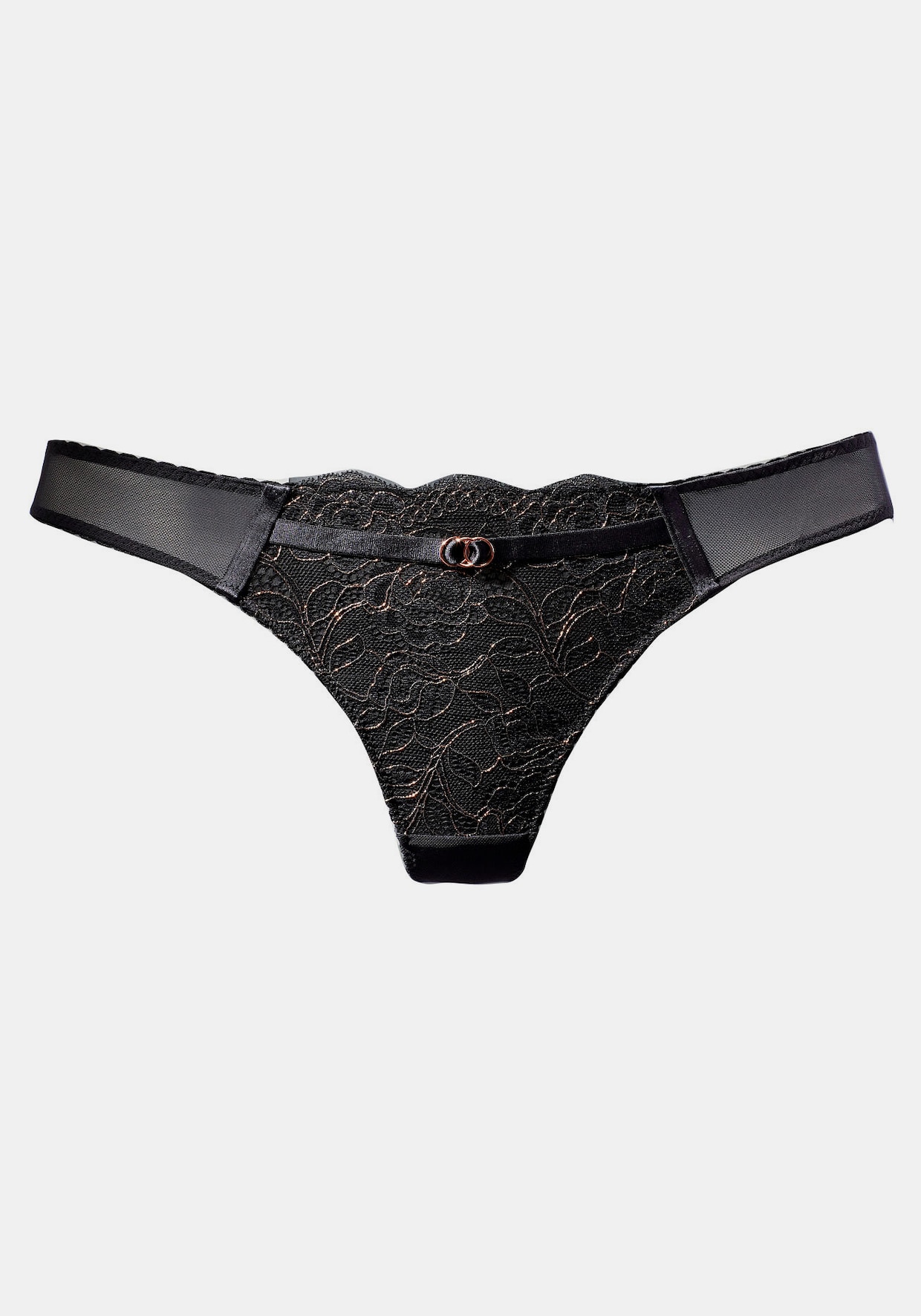 LASCANA String - schwarz-bronzefarben