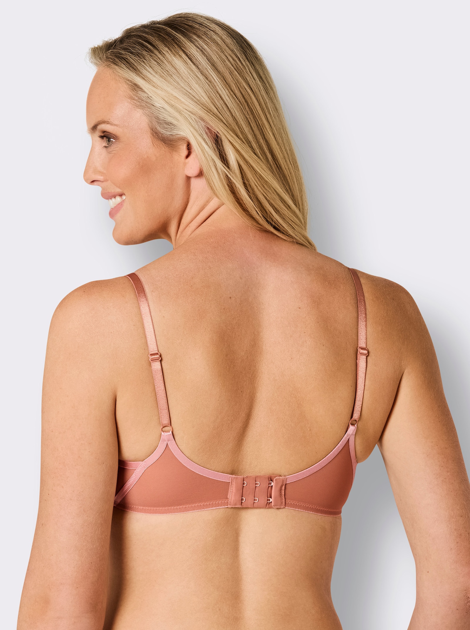 Naturana Bügel-BH aus Power-Mesh - camel