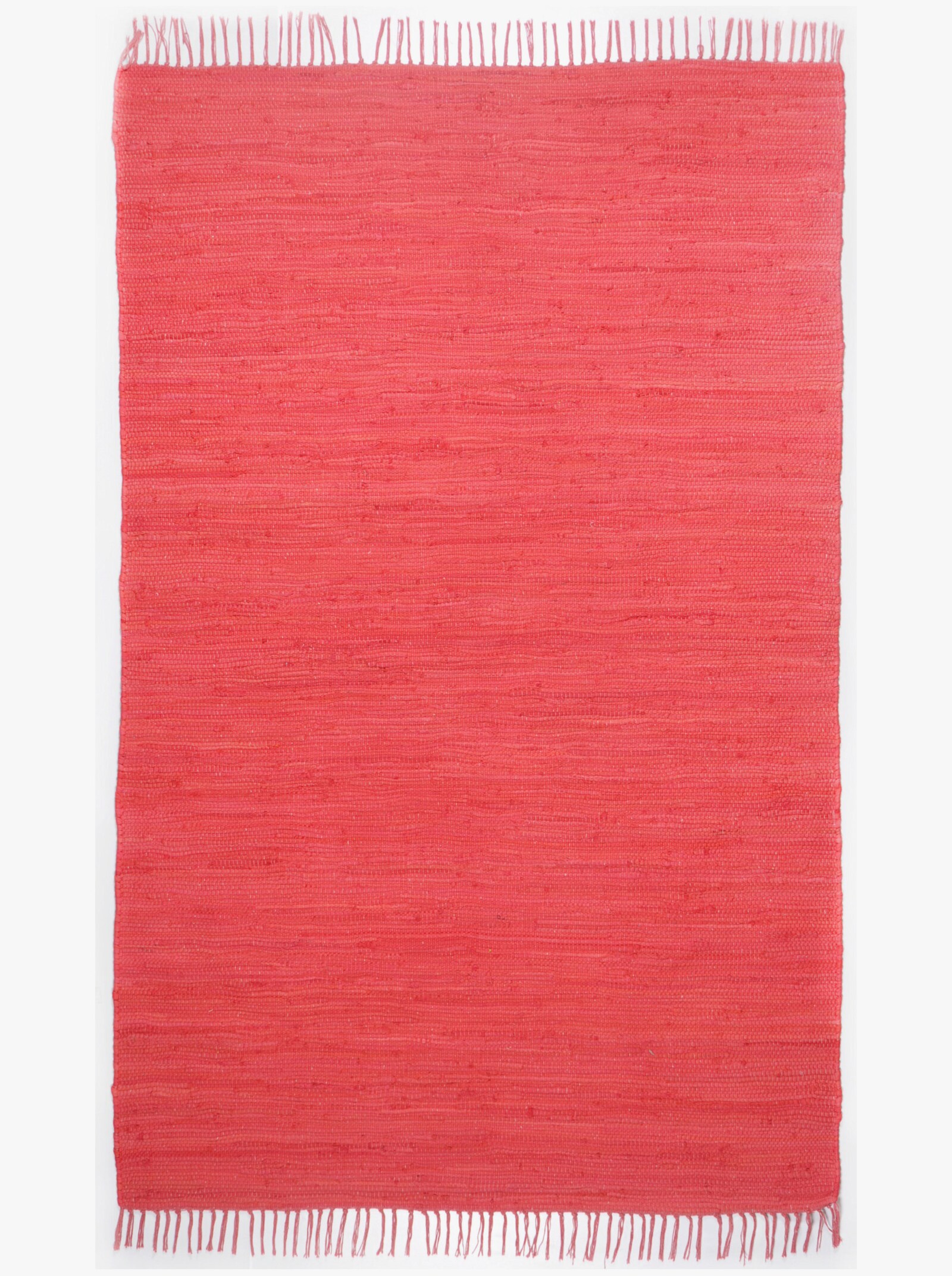 Theko Handwebteppich - rot