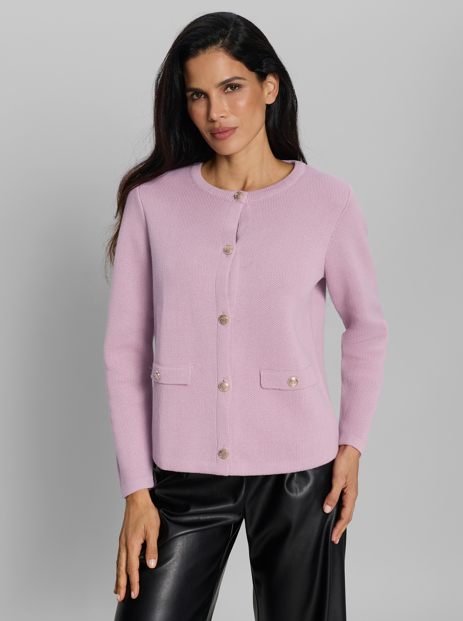 heine Strickjacke in Milano-Strick-Qualität - rosé