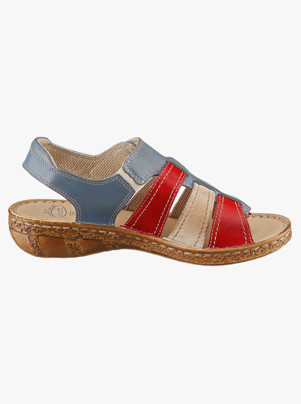 airsoft modern+ Sandale - blau-rot