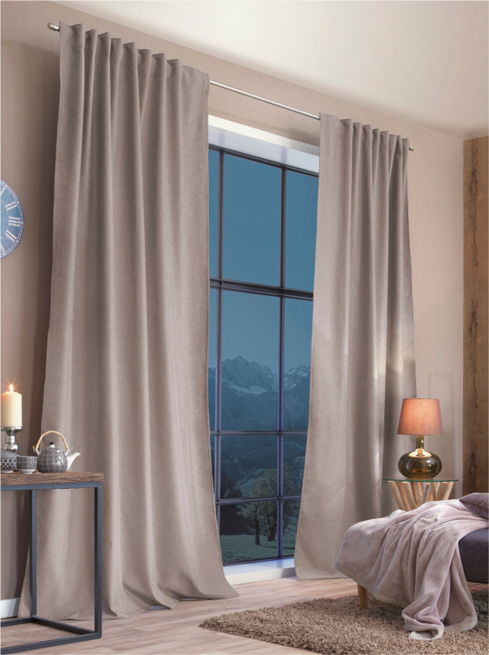 heine home Thermo-Vorhang - natur