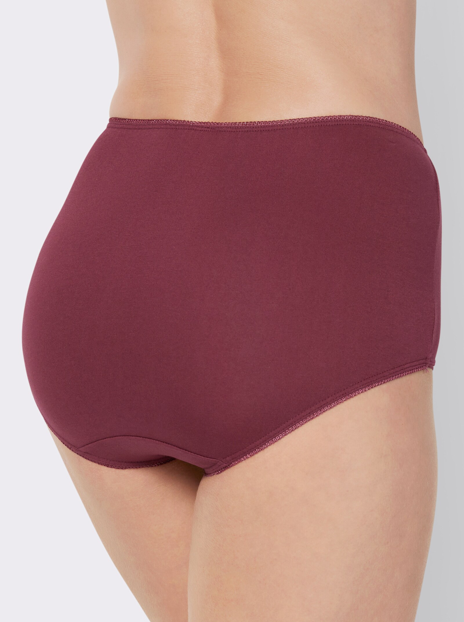 wäschepur Tailleslip met dubbel kruisje - zwart + topaas + marine + bordeaux